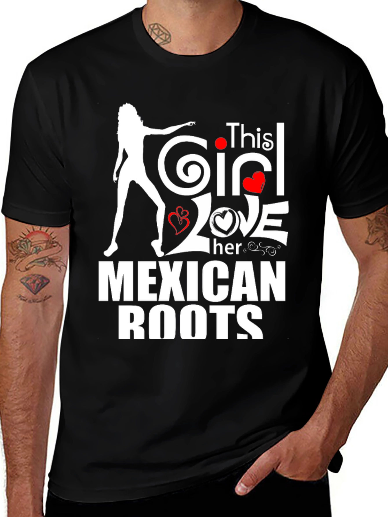 This Girl Loves Her Mexican Roots T-Shirt