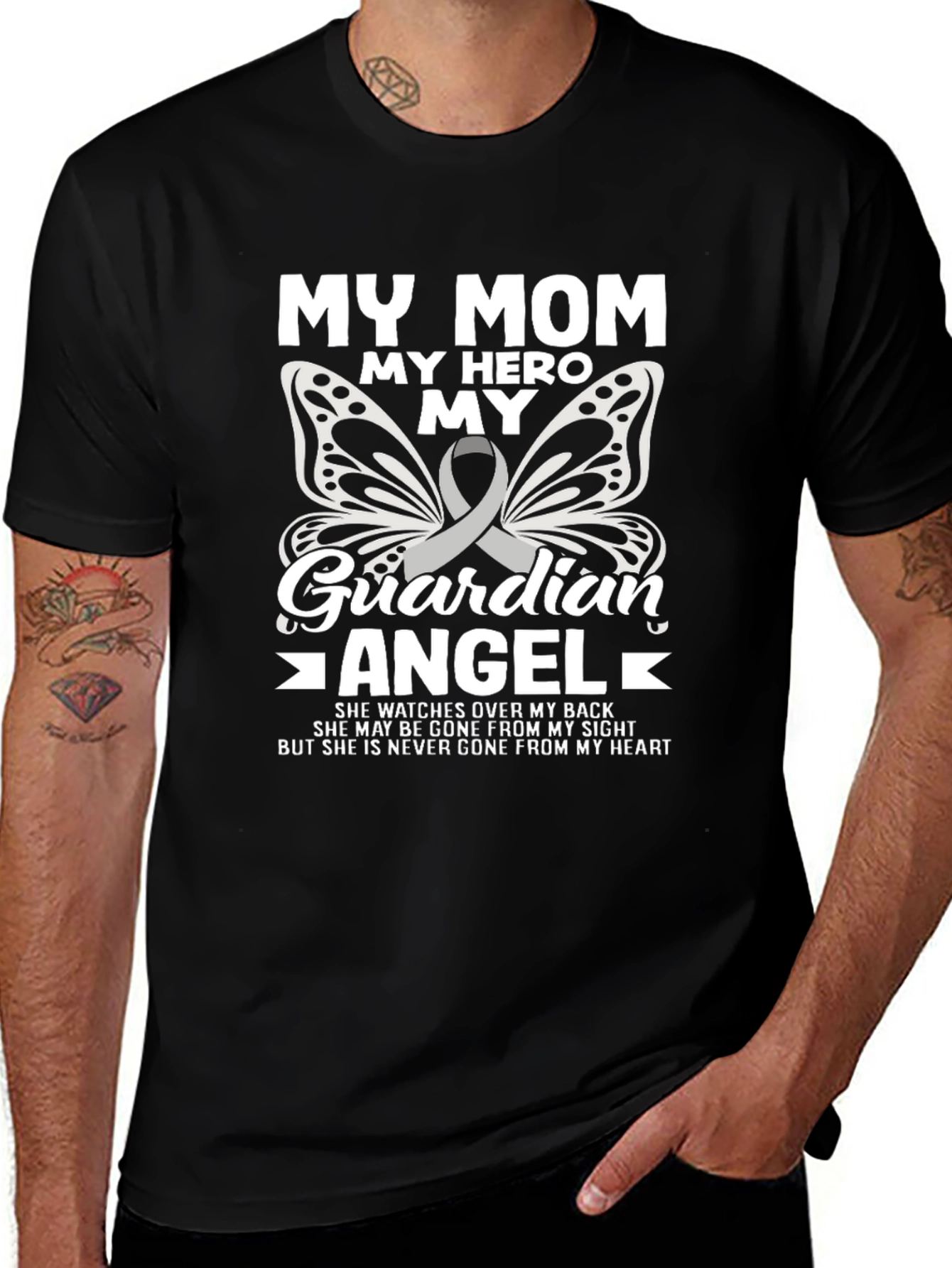 My Mom My Hero Guardian Angel T-Shirt