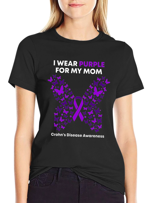 Purple Crohns Disease Awareness T-Shirt