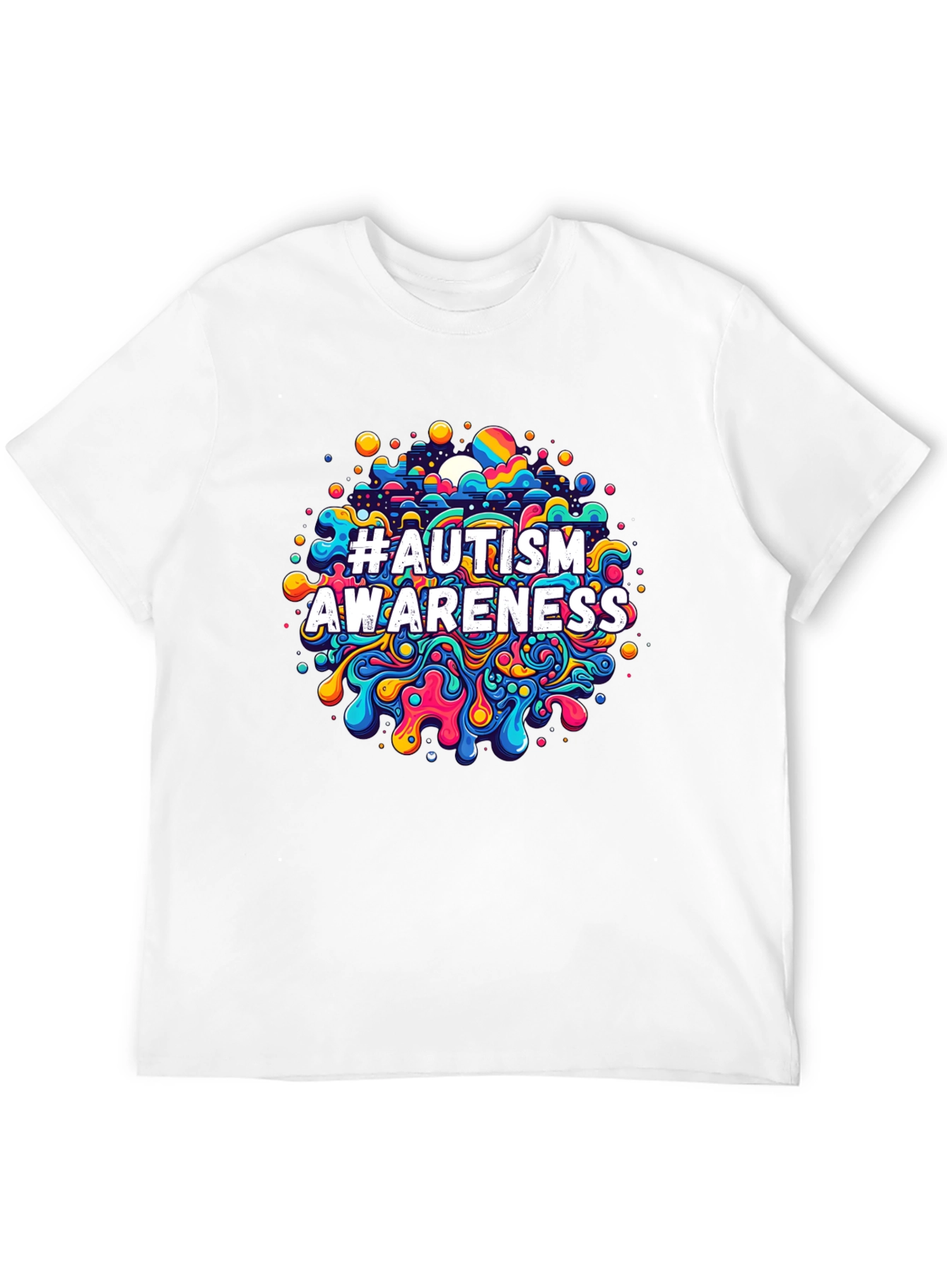 Autism Awareness Graphic Tee - Black