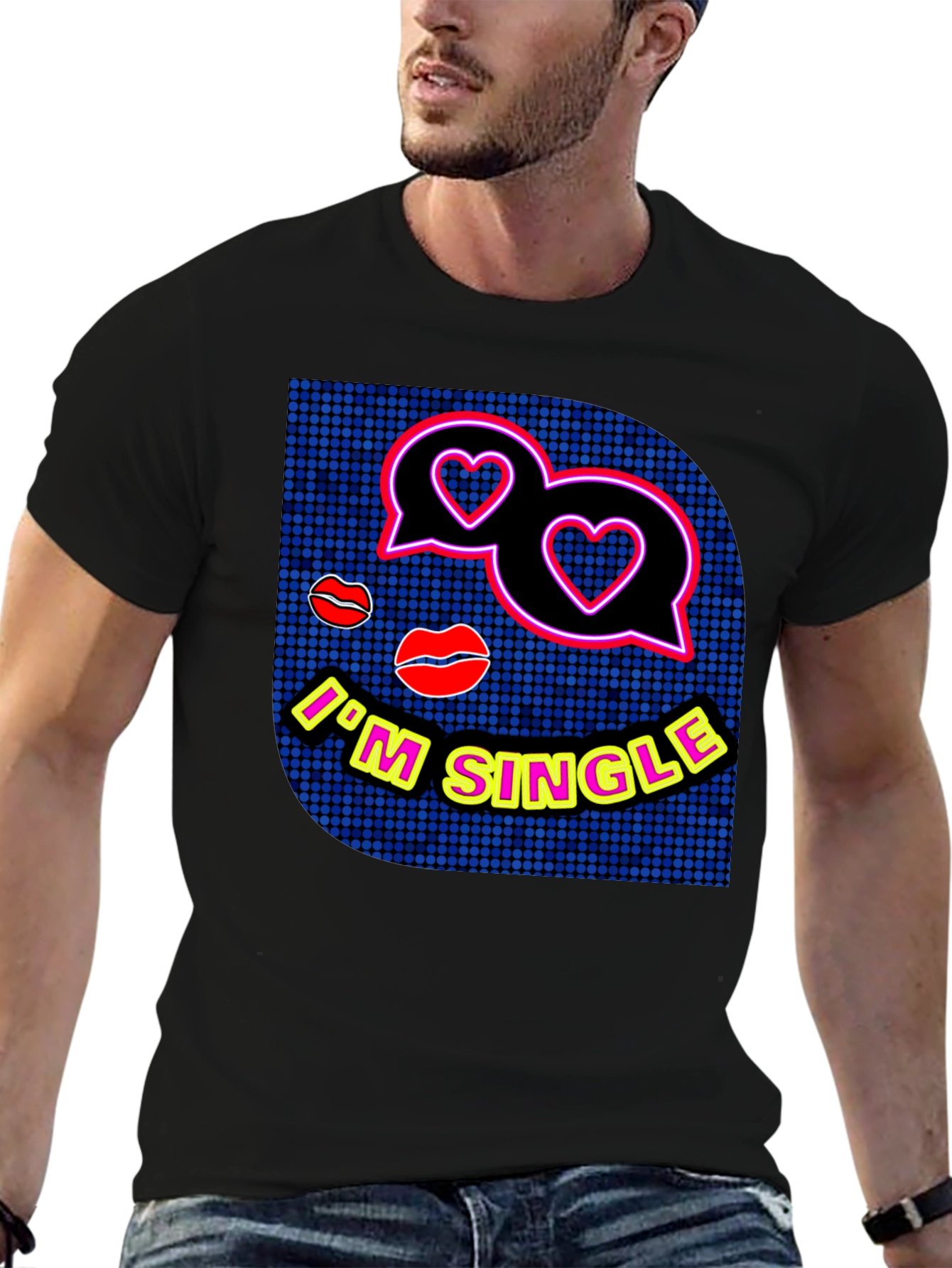Im Single Graphic Tee - Trendy Dating T-Shirt
