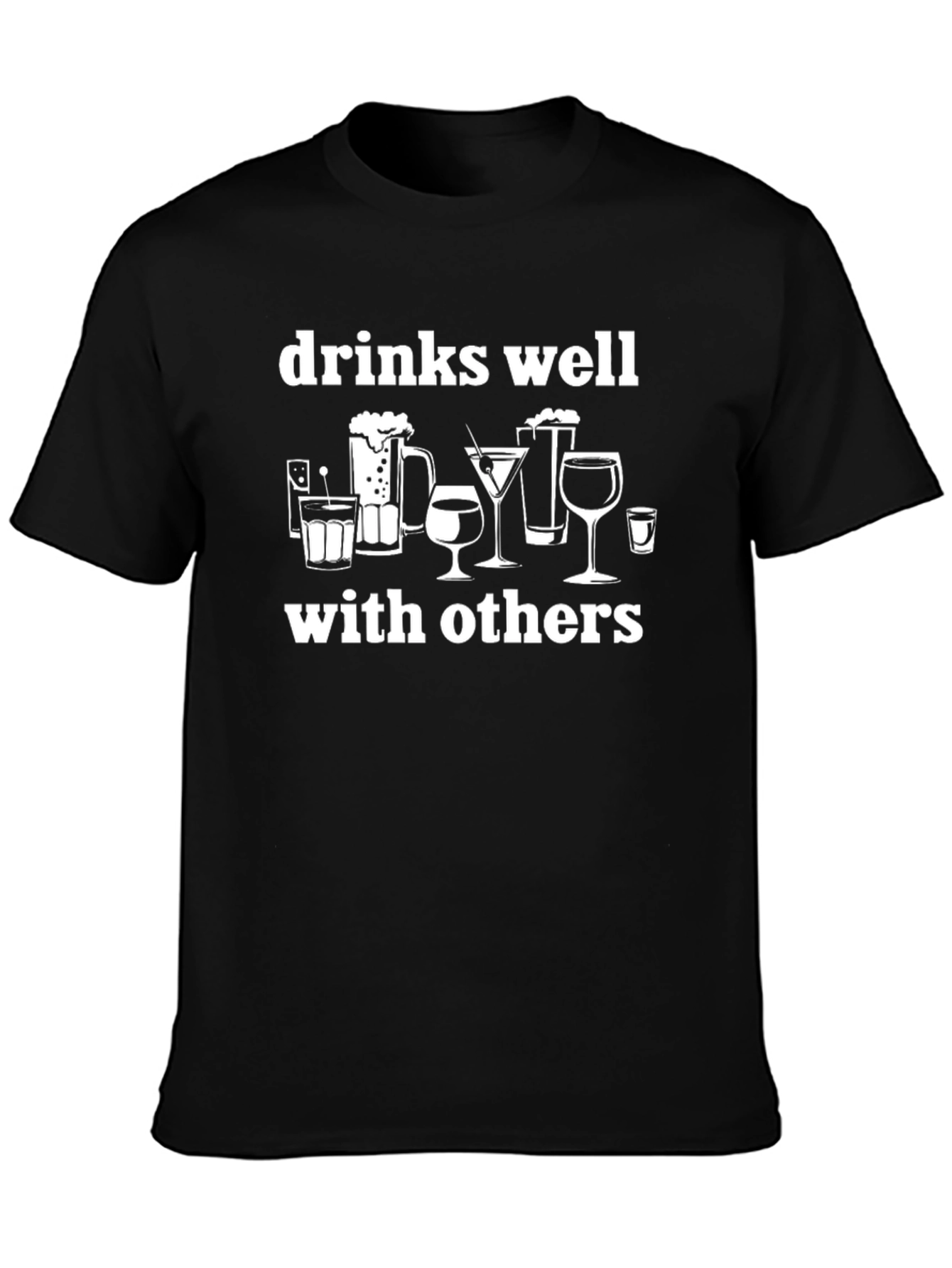Drinks Well With Others Graphic Tee