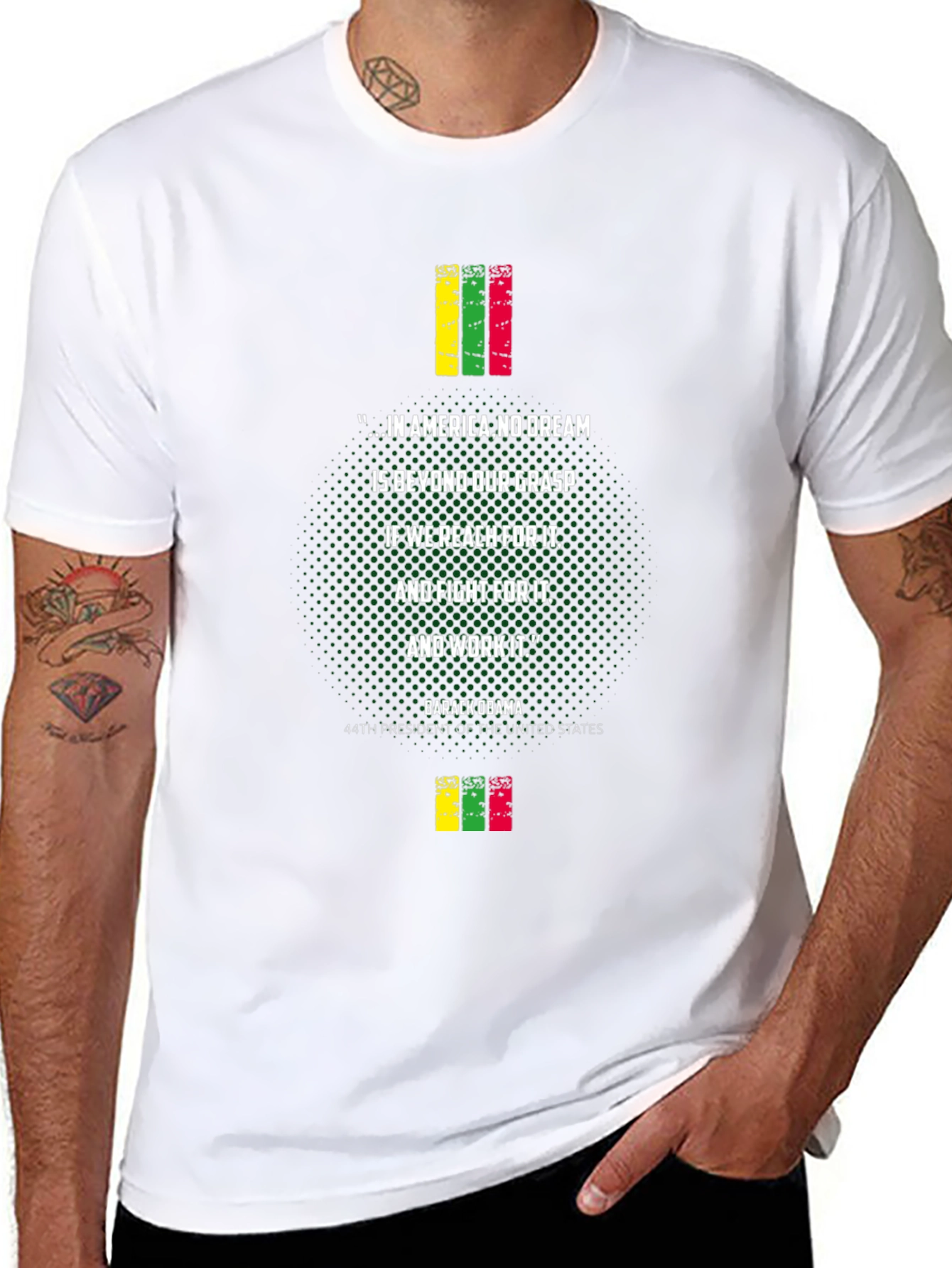 Obama Dream Graphic T-Shirt - Reach For It!