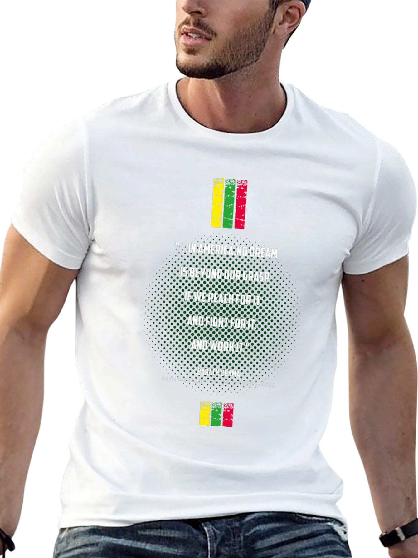 Obama Dream Graphic T-Shirt - Reach For It!