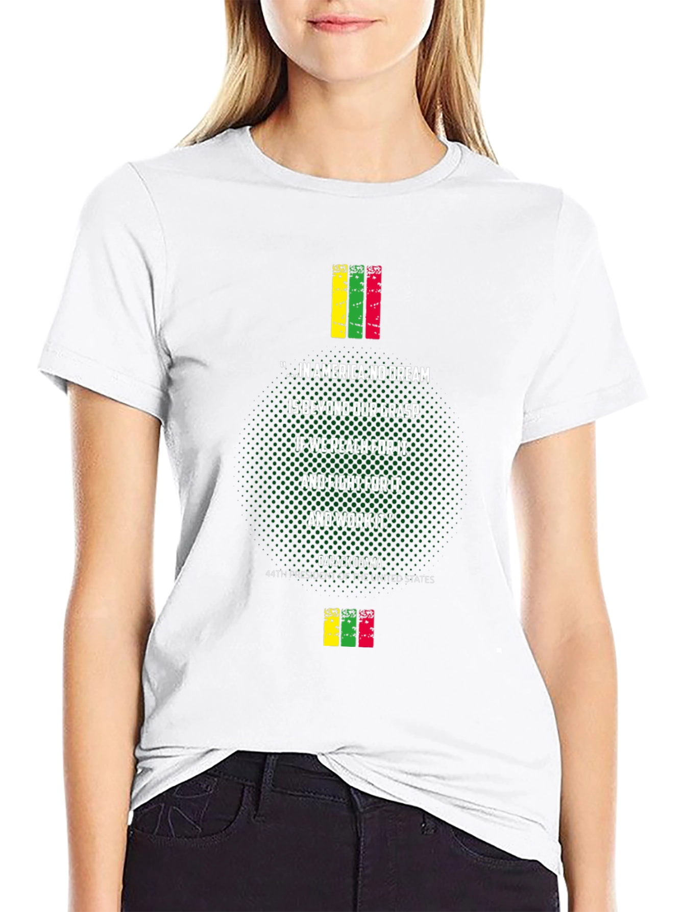 Obama Dream Graphic T-Shirt - Reach For It!