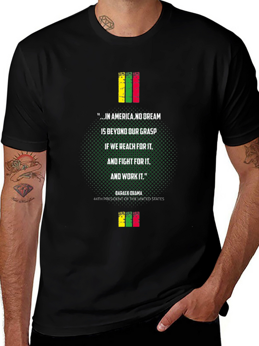Obama Dream Graphic T-Shirt - Reach For It!