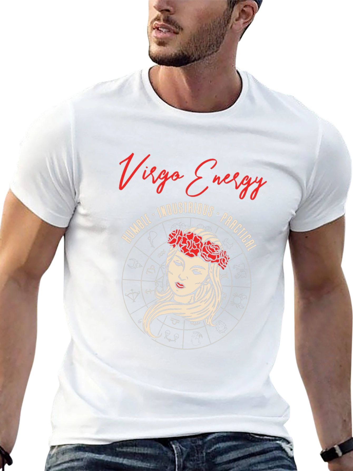 Virgo Energy Graphic Tee Zodiac Astrological Sign T-Shirt