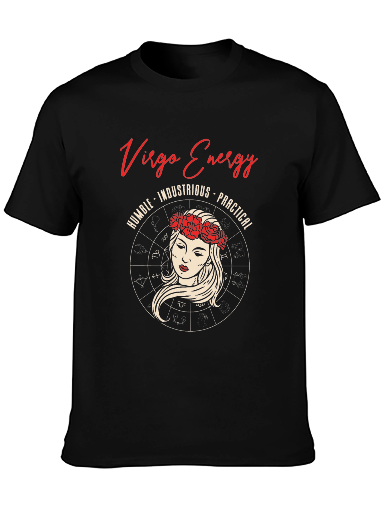 Virgo Energy Graphic Tee Zodiac Astrological Sign T-Shirt