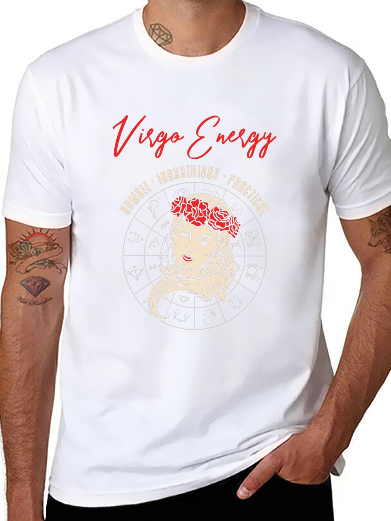 Virgo Energy Graphic Tee Zodiac Astrological Sign T-Shirt