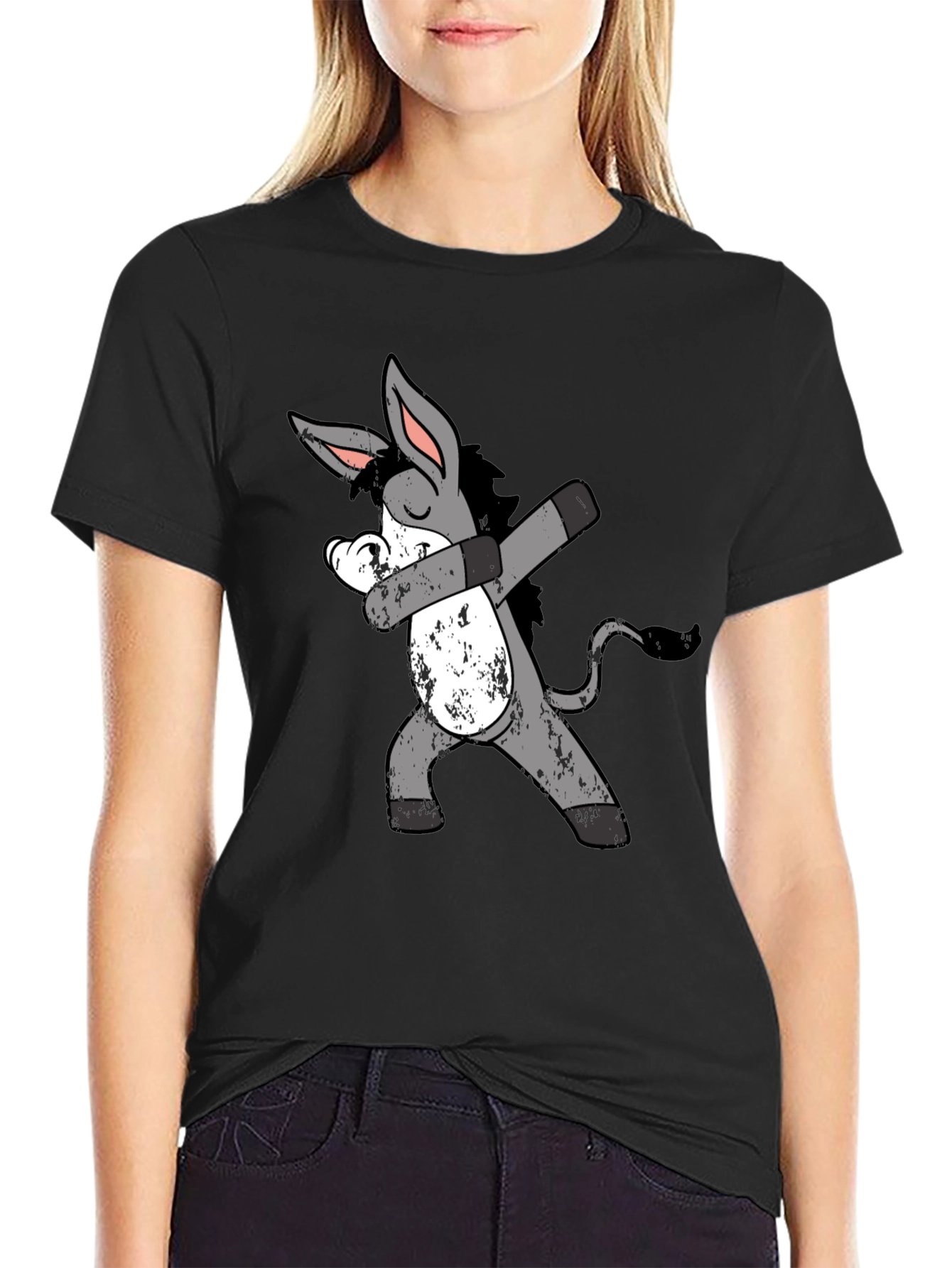 Dabbing Donkey Graphic Tee - Unique & Funny