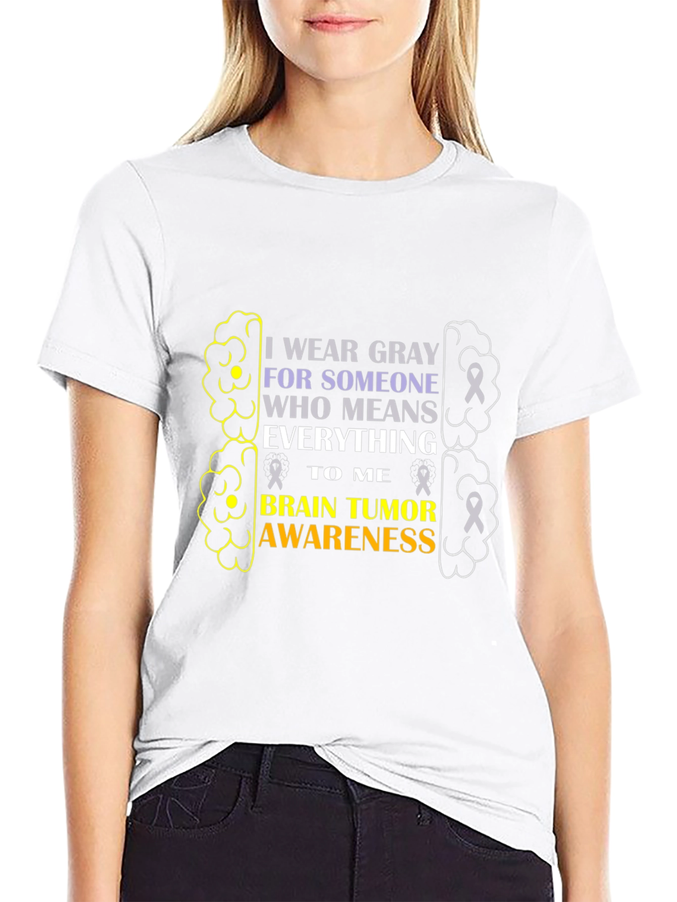 Brain Tumor Awareness Graphic Tee