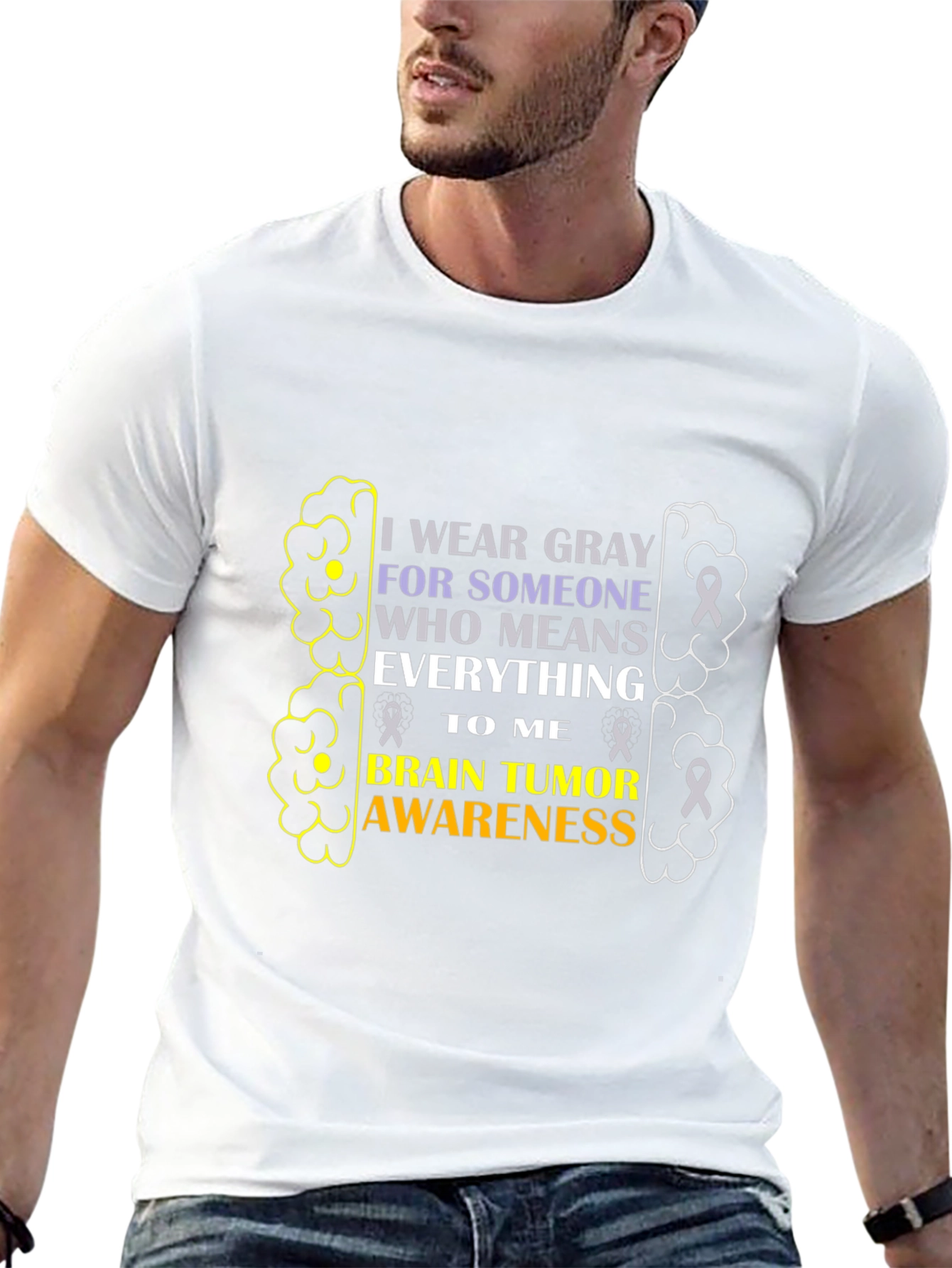 Brain Tumor Awareness Graphic Tee
