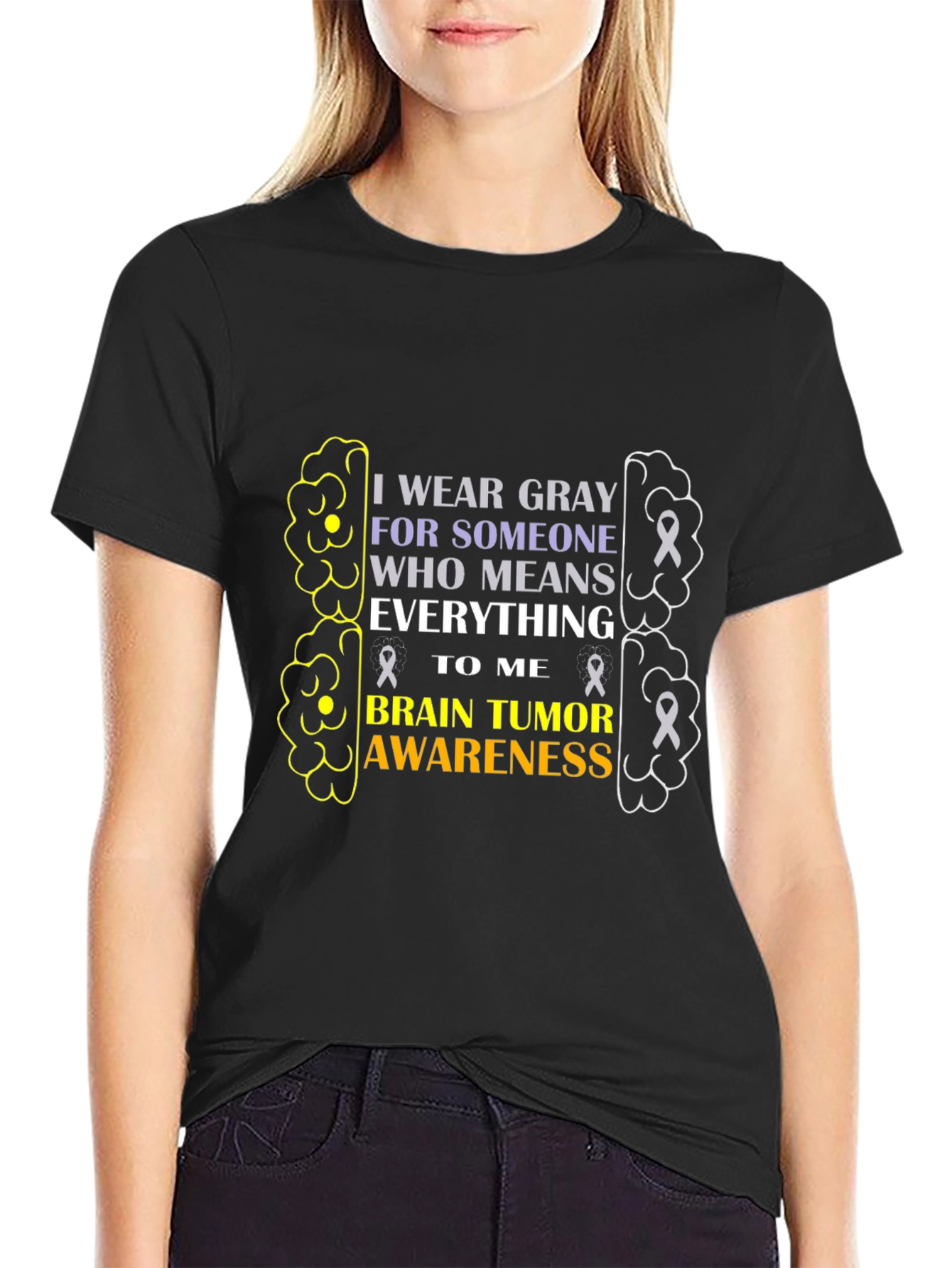 Brain Tumor Awareness Graphic Tee