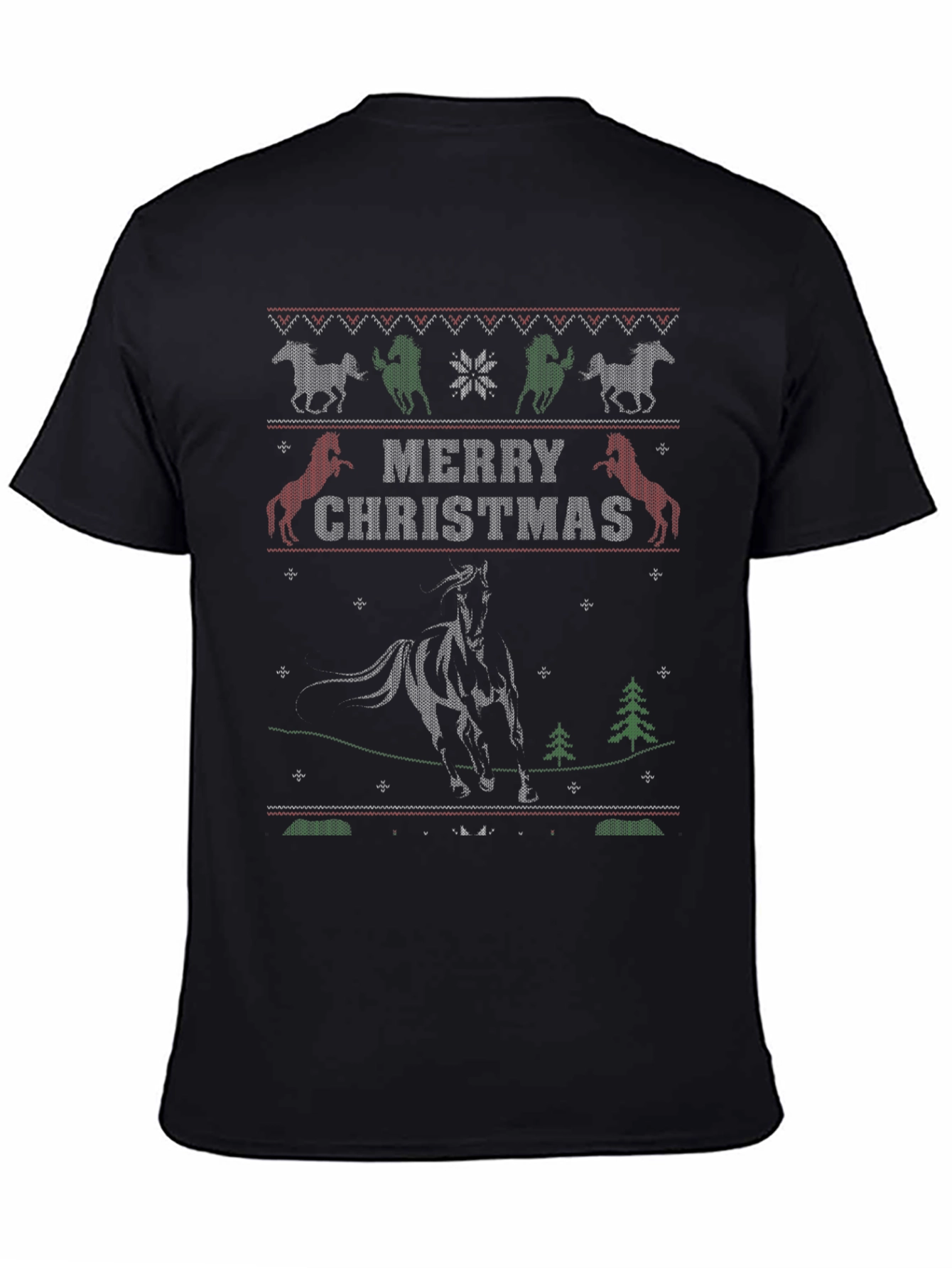 Festive Horse Christmas Tee