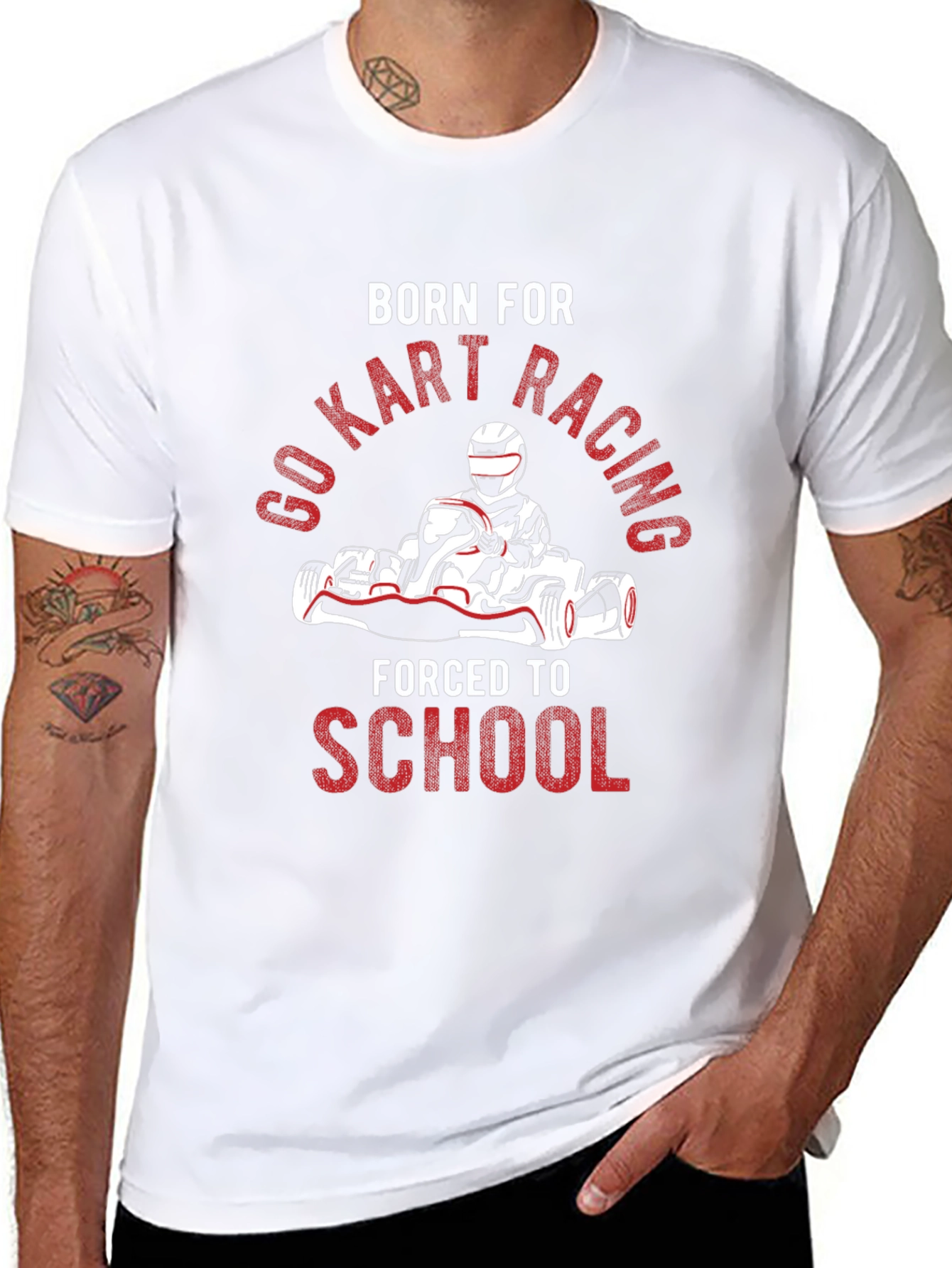 Born for Go Kart Racing Graphic Tee