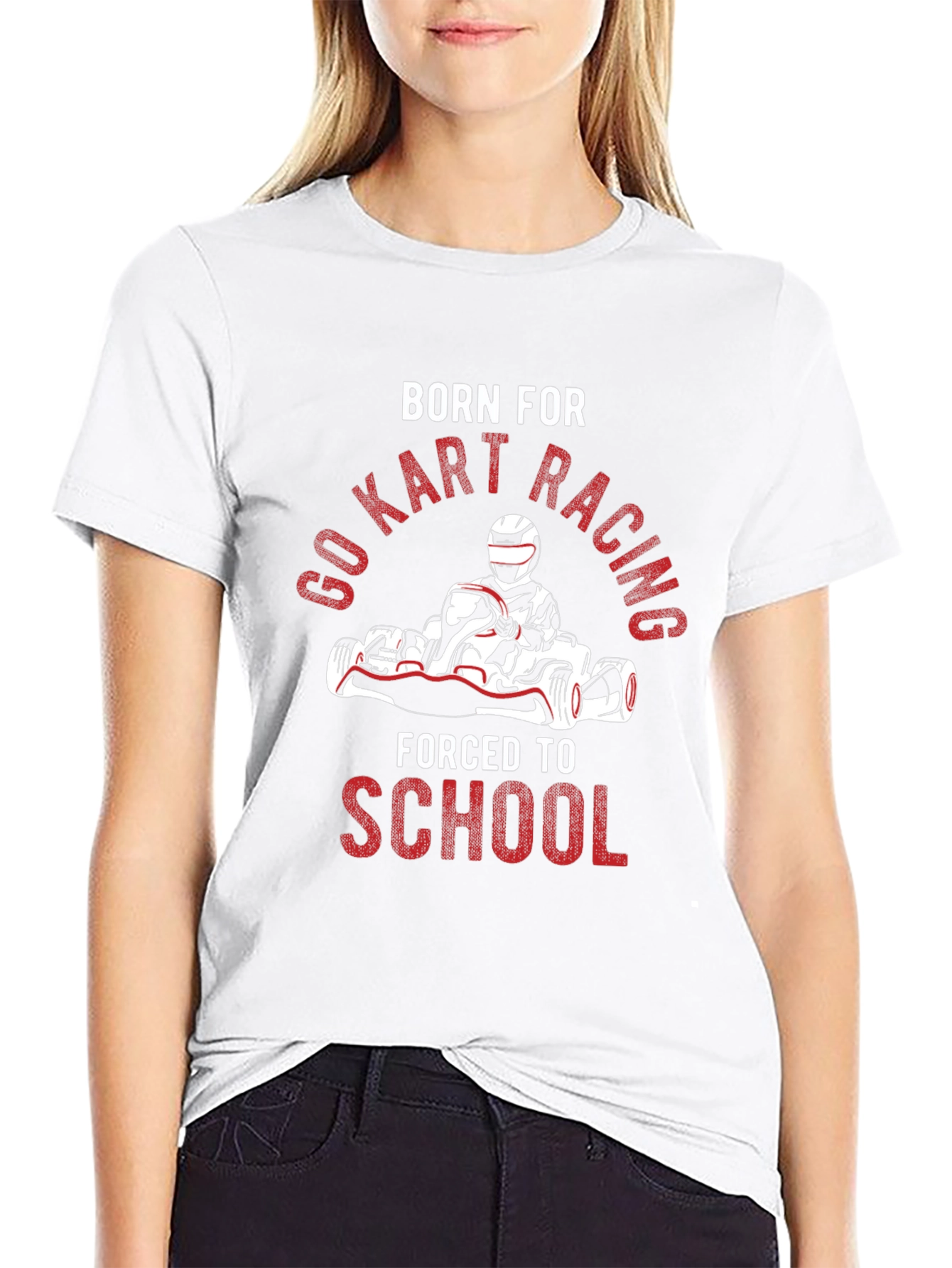 Born for Go Kart Racing Graphic Tee