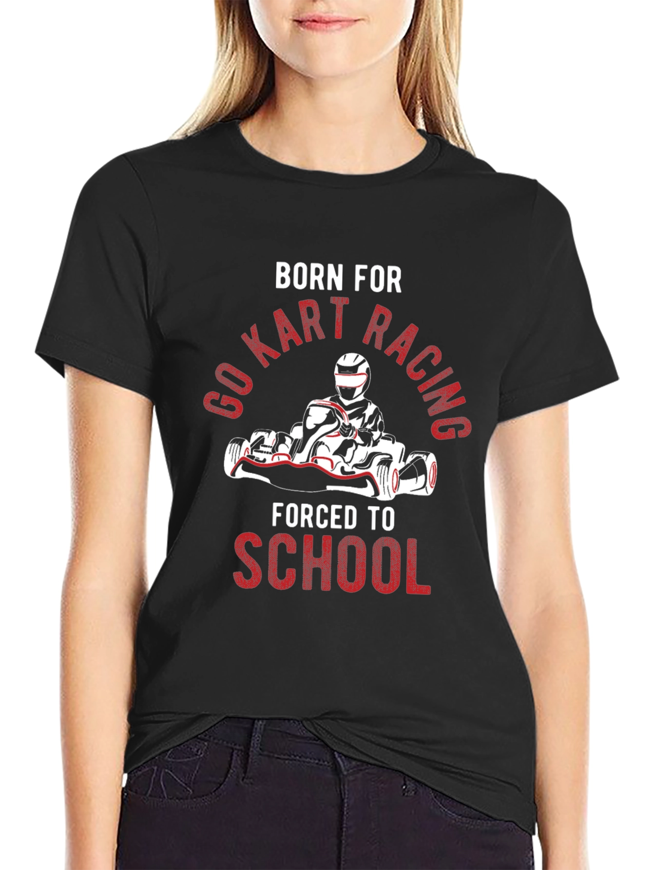 Born for Go Kart Racing Graphic Tee