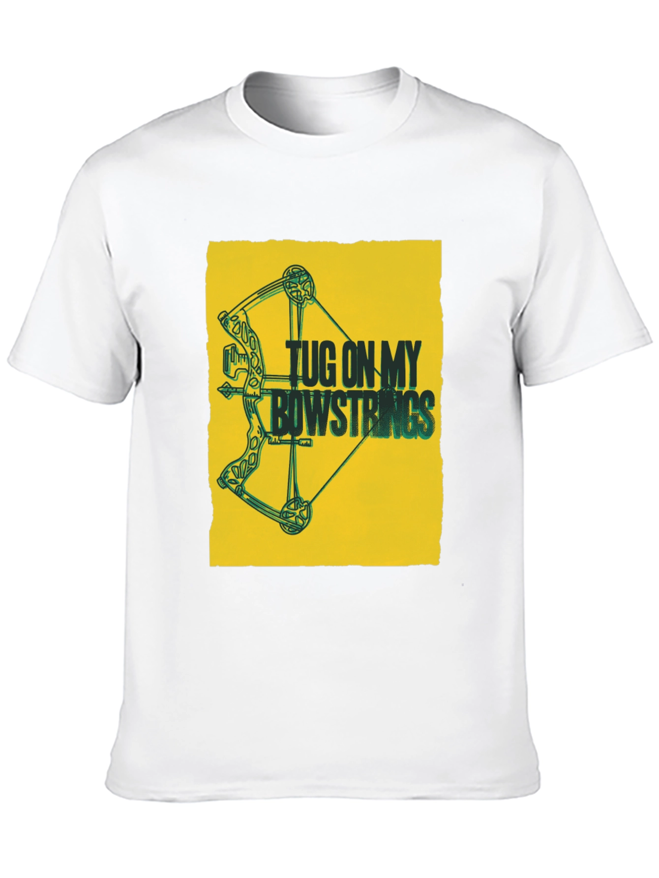 Tug on My Bowstrings Black Graphic Tee