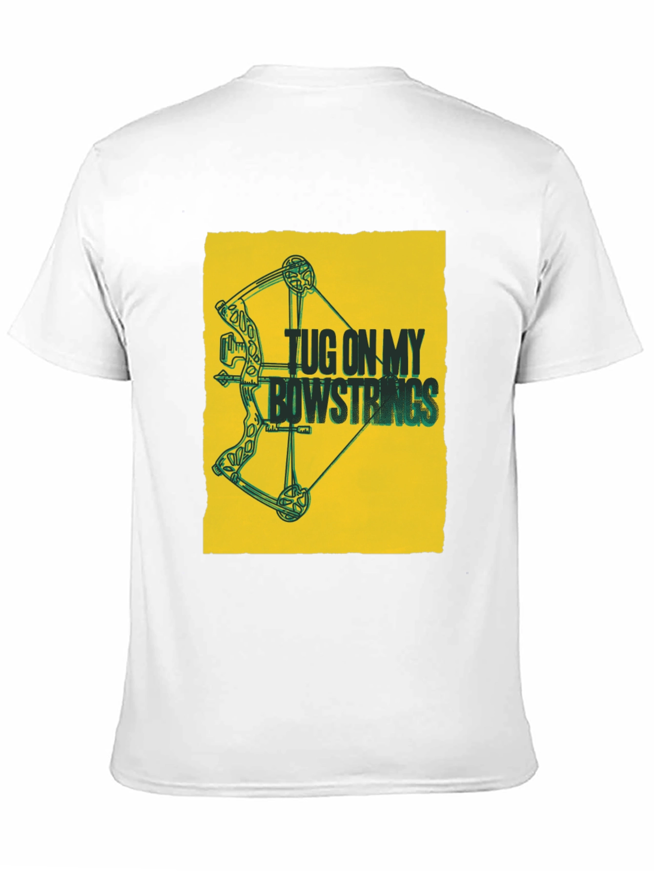 Tug on My Bowstrings Black Graphic Tee