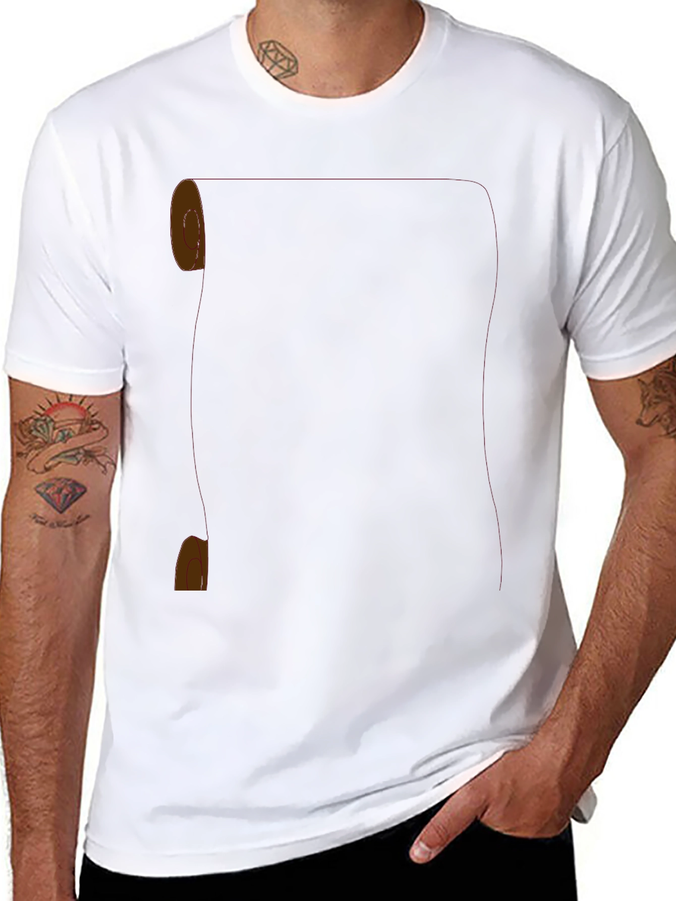 Tassel Graphic Tee - Modern Style