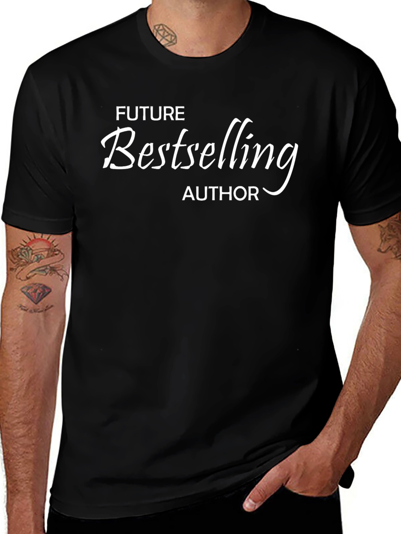 Future Bestselling Author Black T-Shirt