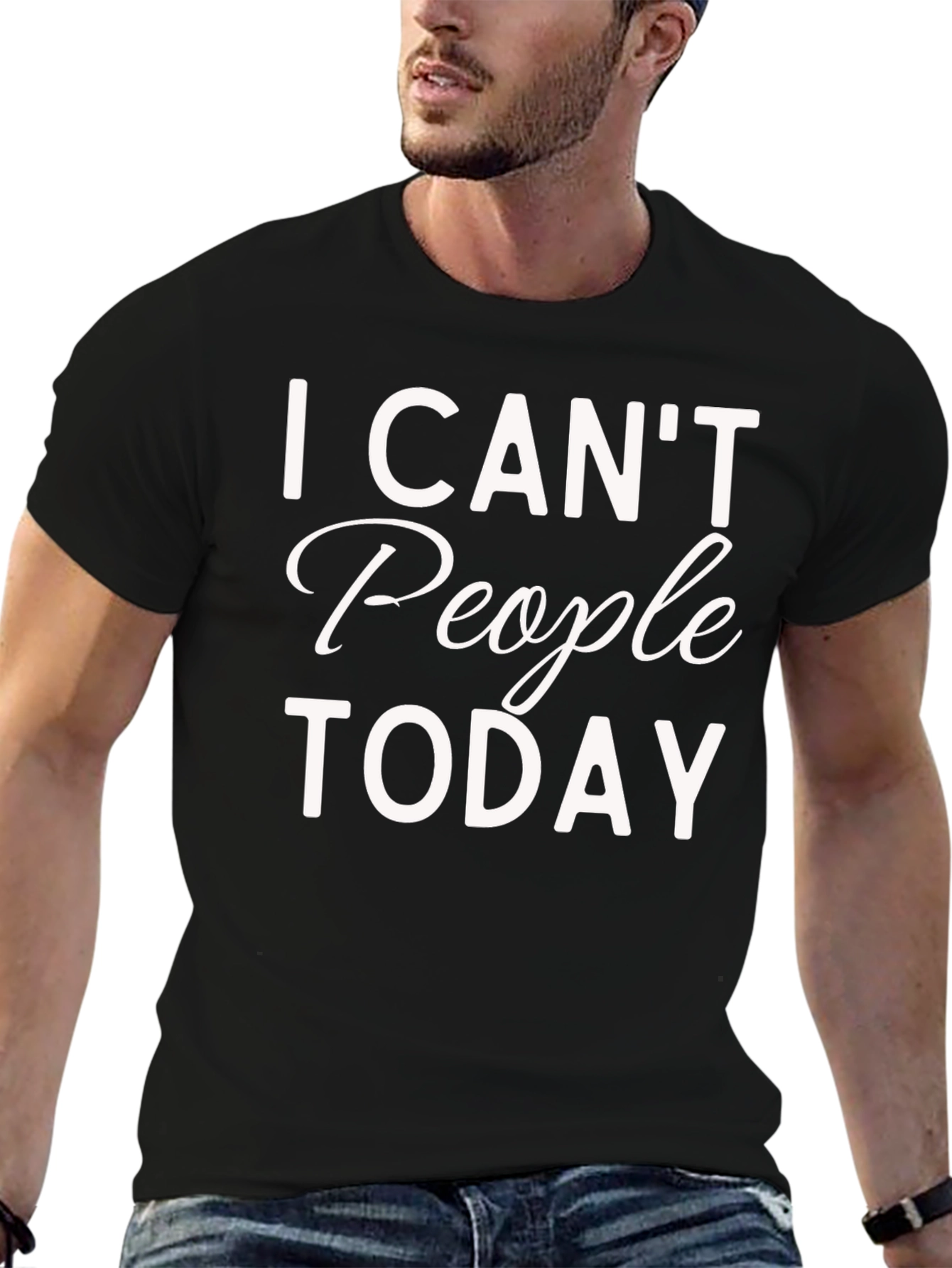 I Cant People Today Graphic Tee