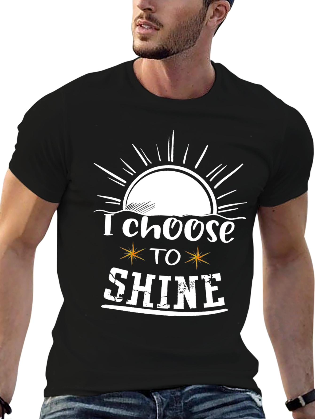 I Choose To Shine Graphic T-Shirt - Inspiring Tee
