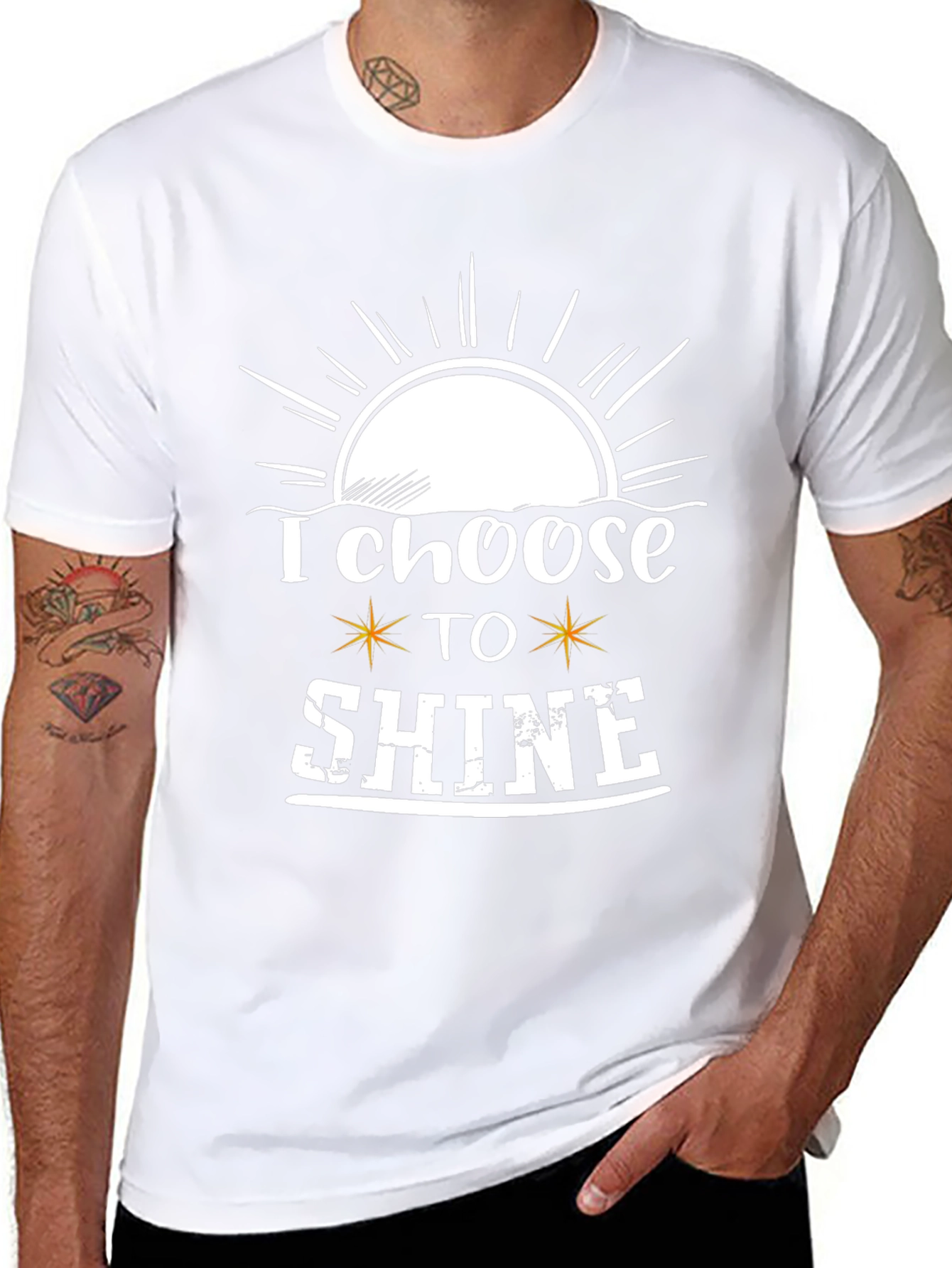 I Choose To Shine Graphic T-Shirt - Inspiring Tee