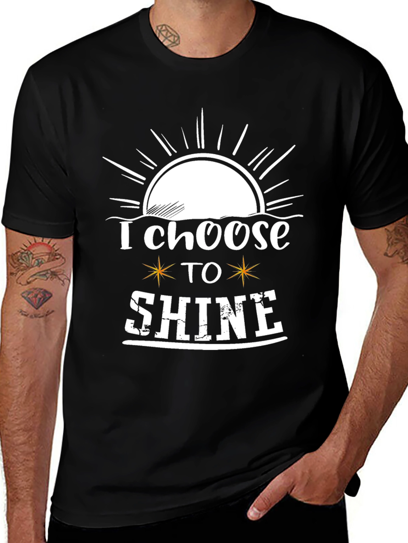 I Choose To Shine Graphic T-Shirt - Inspiring Tee