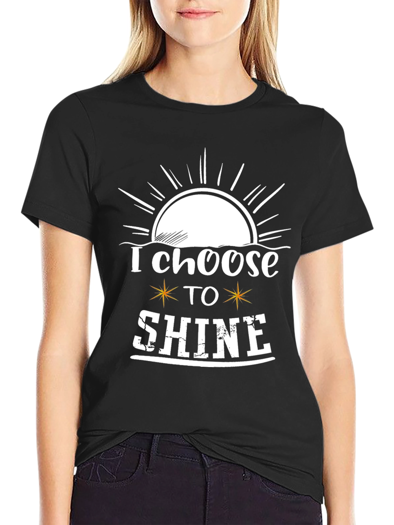 I Choose To Shine Graphic T-Shirt - Inspiring Tee