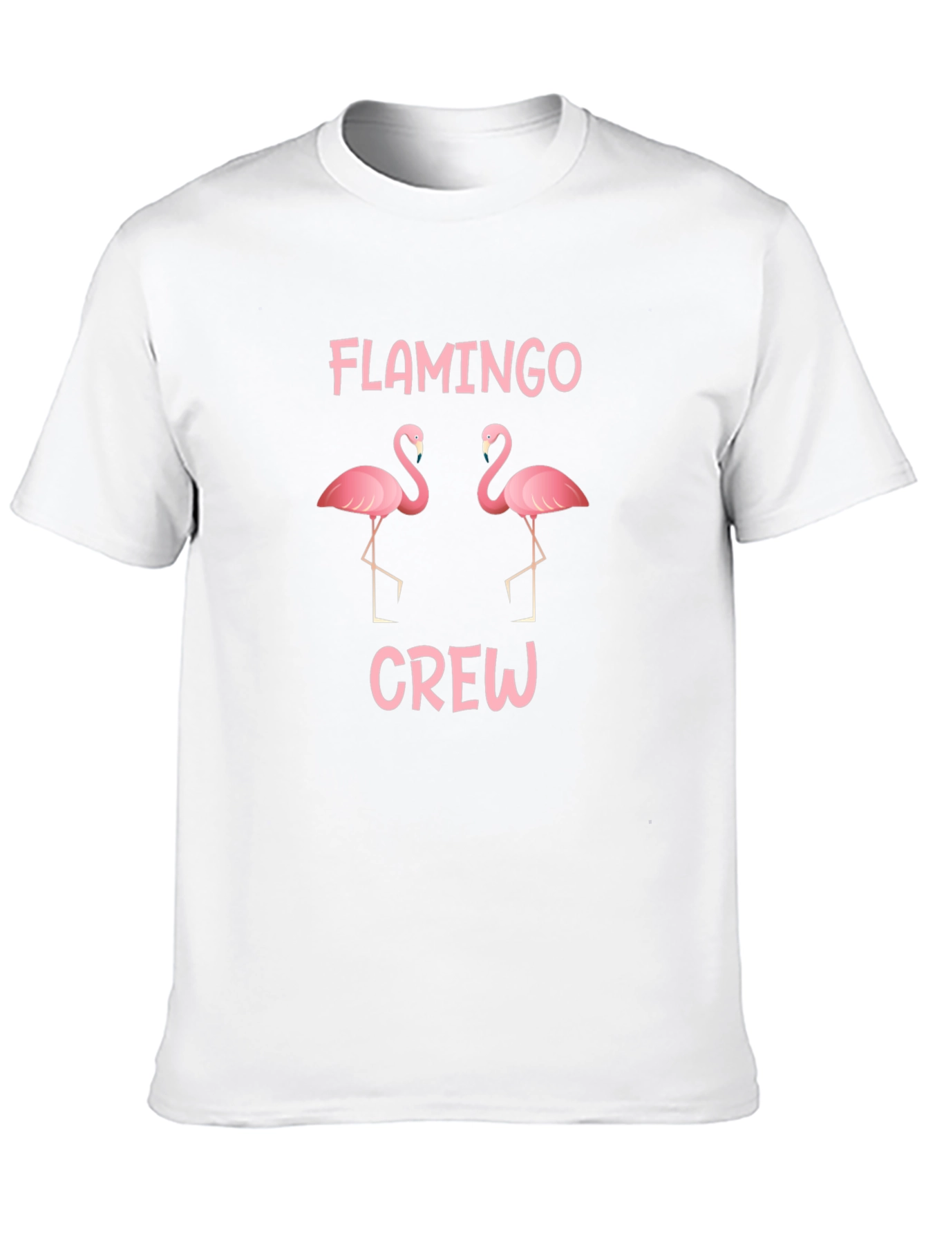 Flamingo Crew Graphic Tee - Black