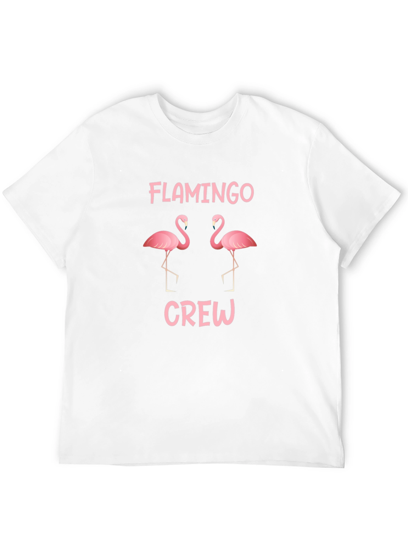 Flamingo Crew Graphic Tee - Black