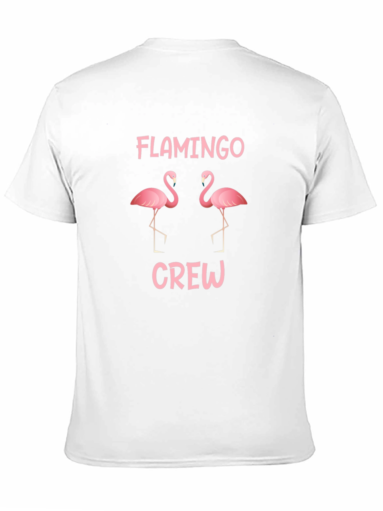 Flamingo Crew Graphic Tee - Black