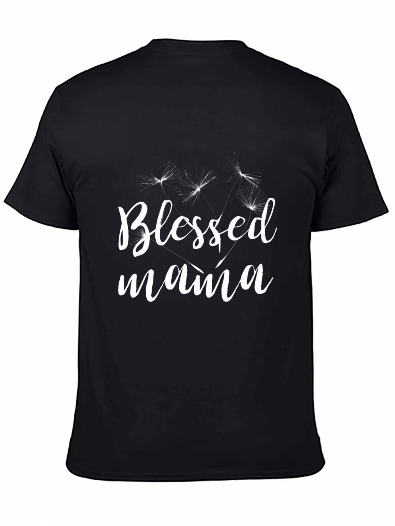 Blessed Mama Black Graphic Tee