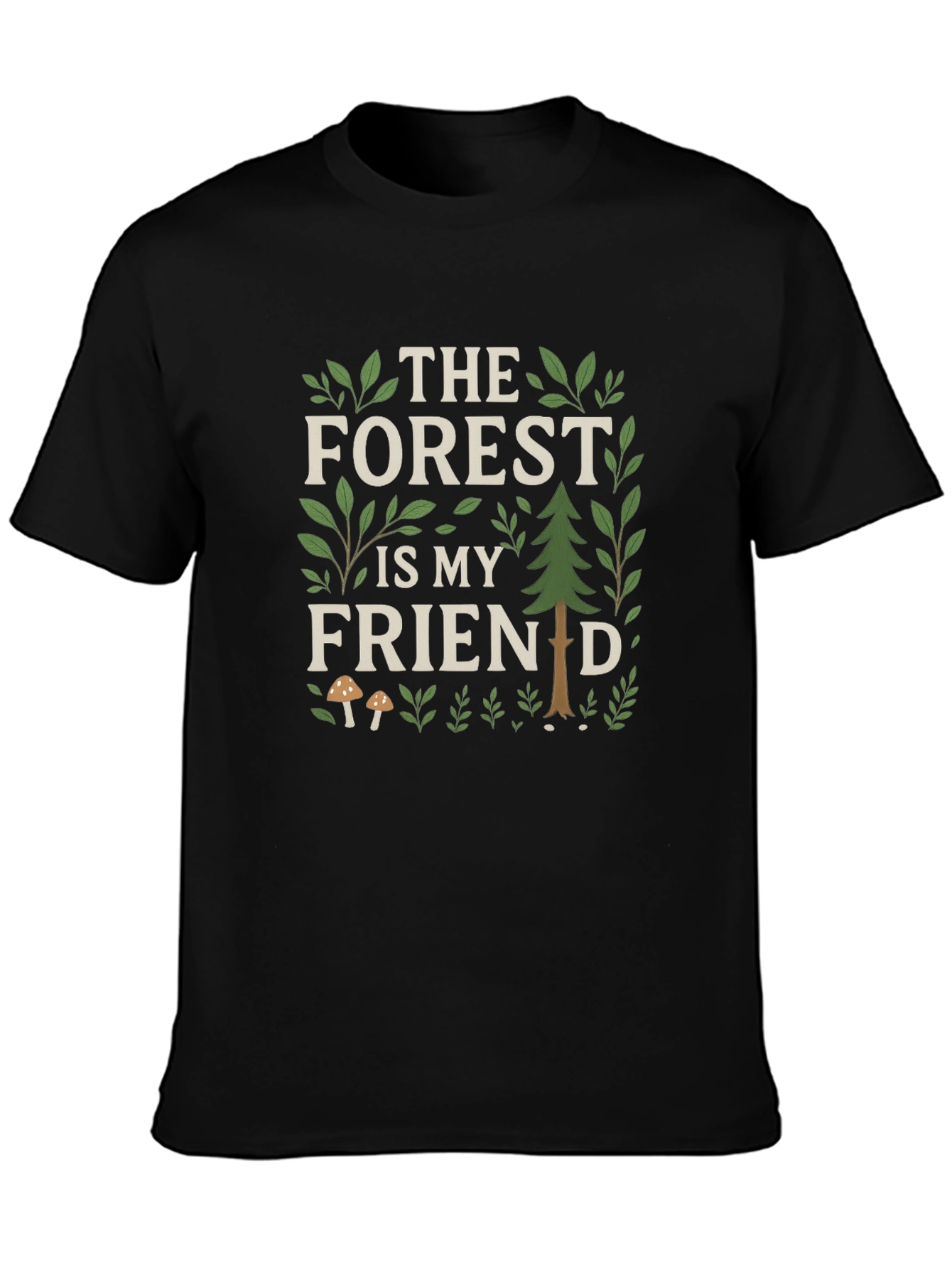 Forest Friend Graphic Tee - Nature Lovers Shirt