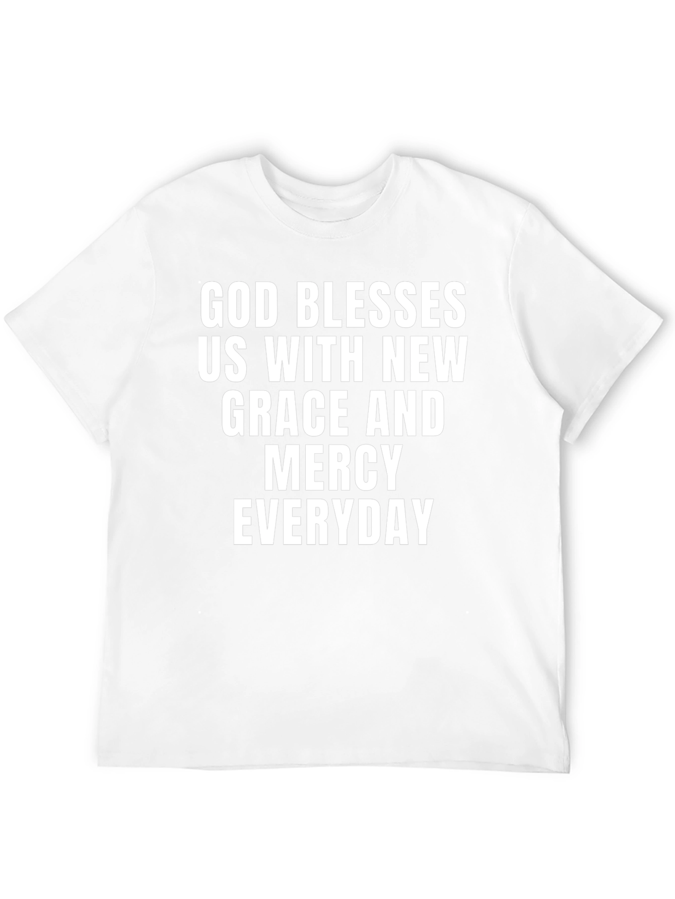 God Blesses Us T-Shirt: Grace & Mercy Everyday