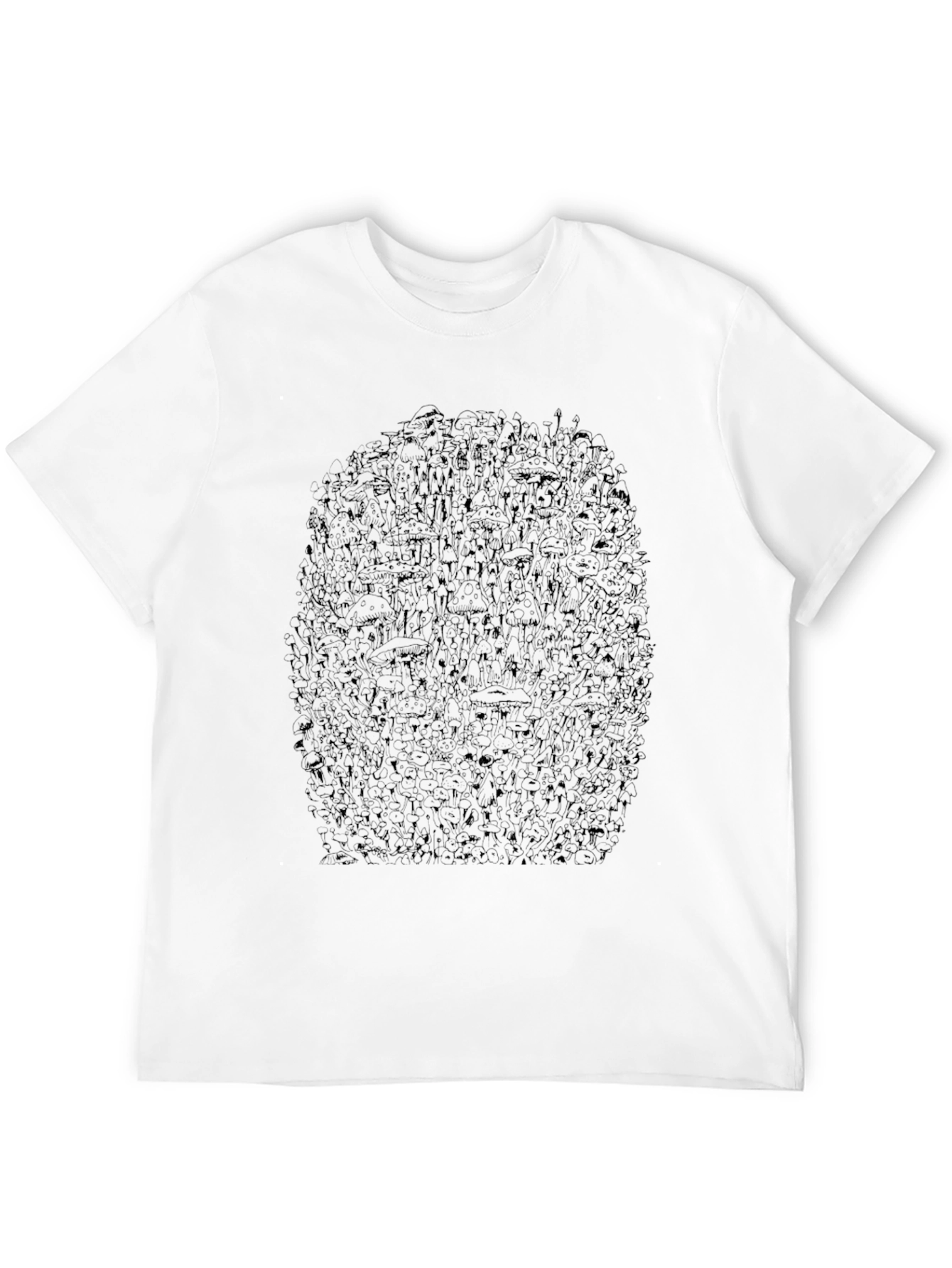 Black Graphic Print Casual Tee