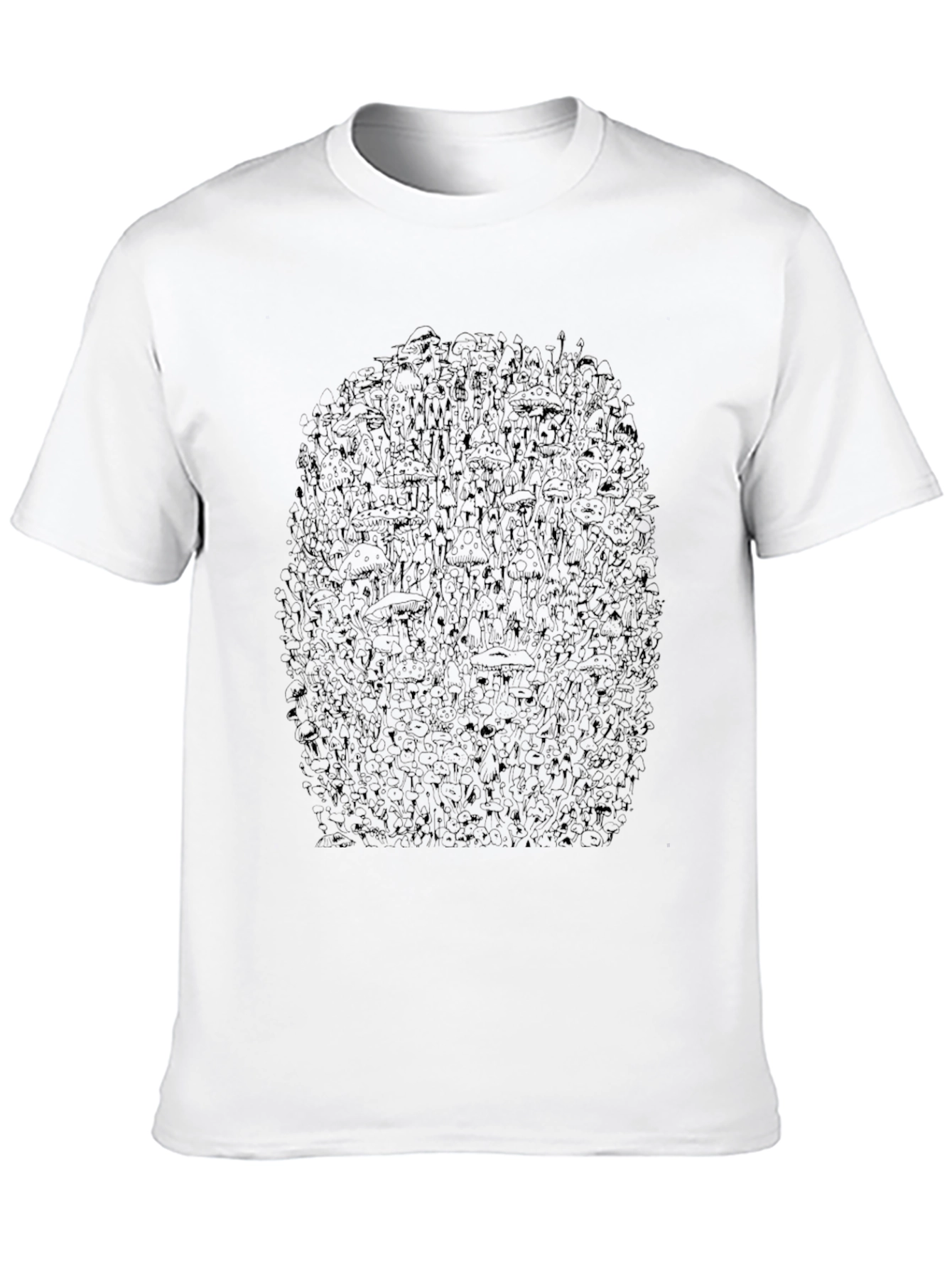 Black Graphic Print Casual Tee