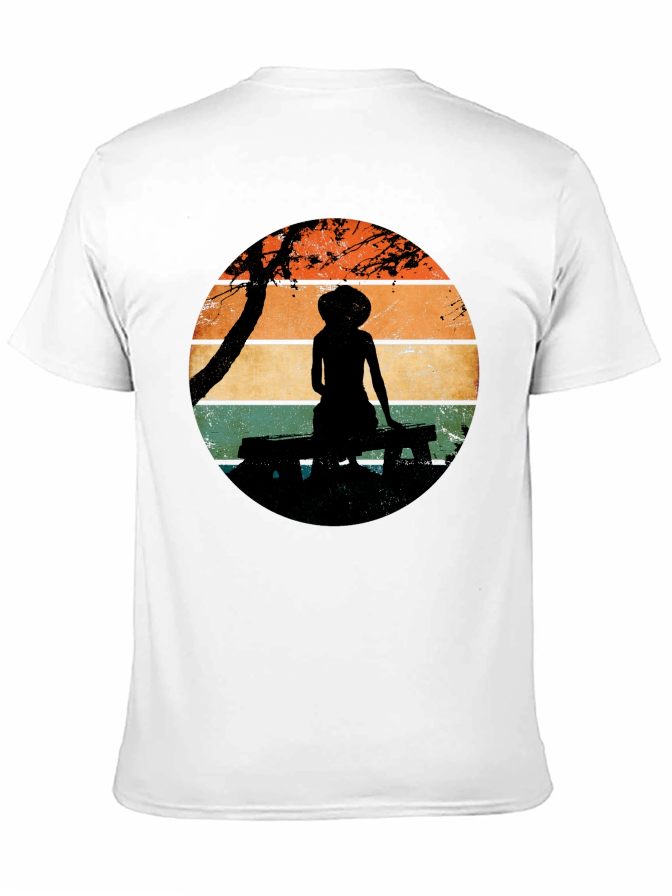 Silhouette Sunset T-Shirt - Relaxed Retro Style
