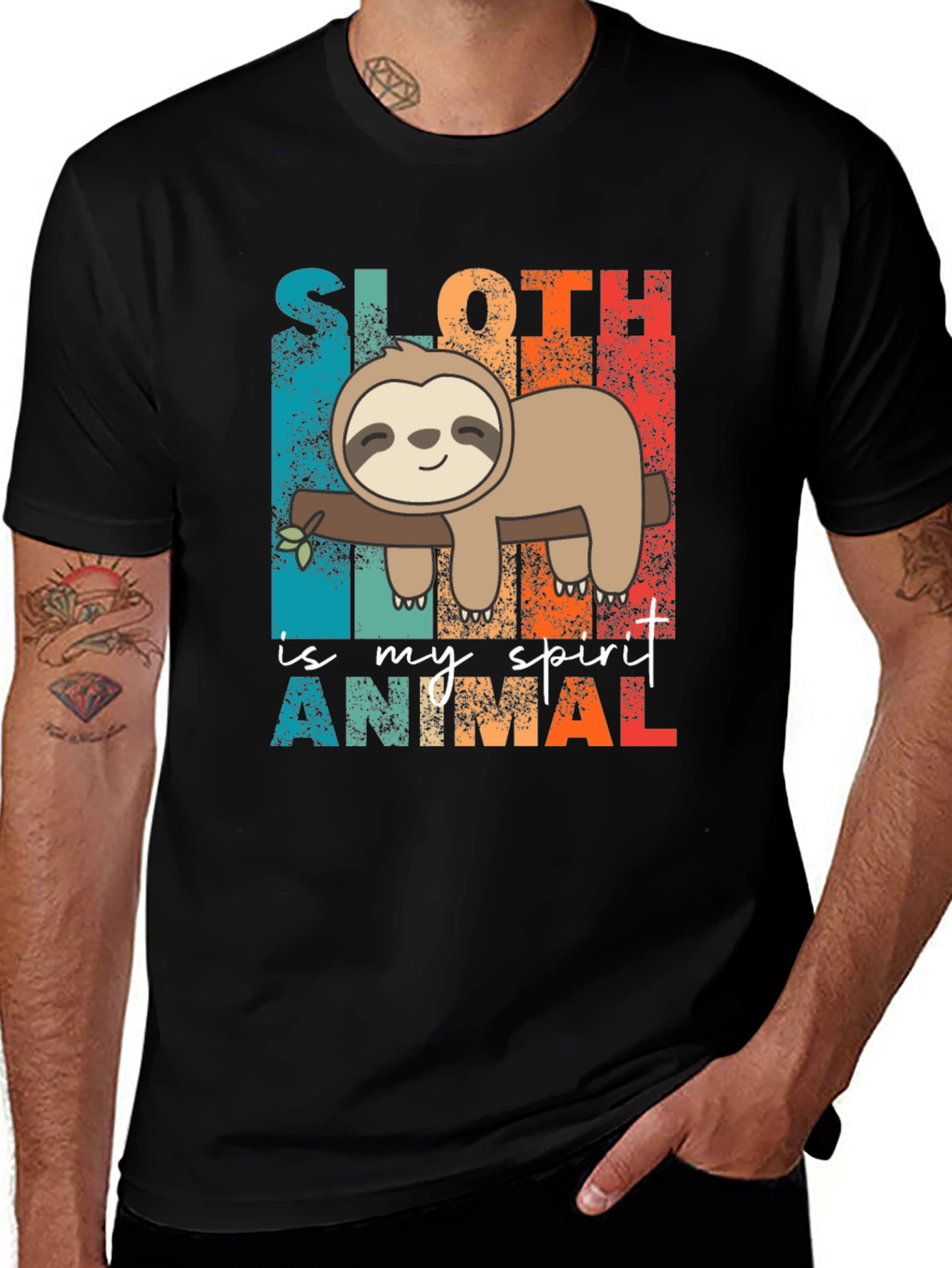 Sloth Spirit Animal Graphic Tee