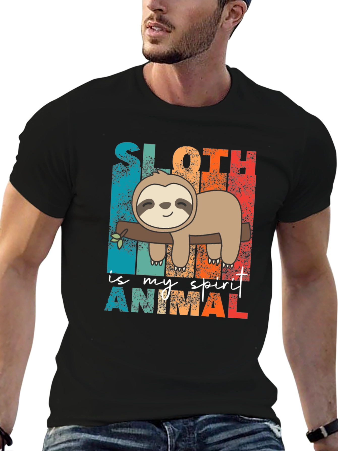 Sloth Spirit Animal Graphic Tee