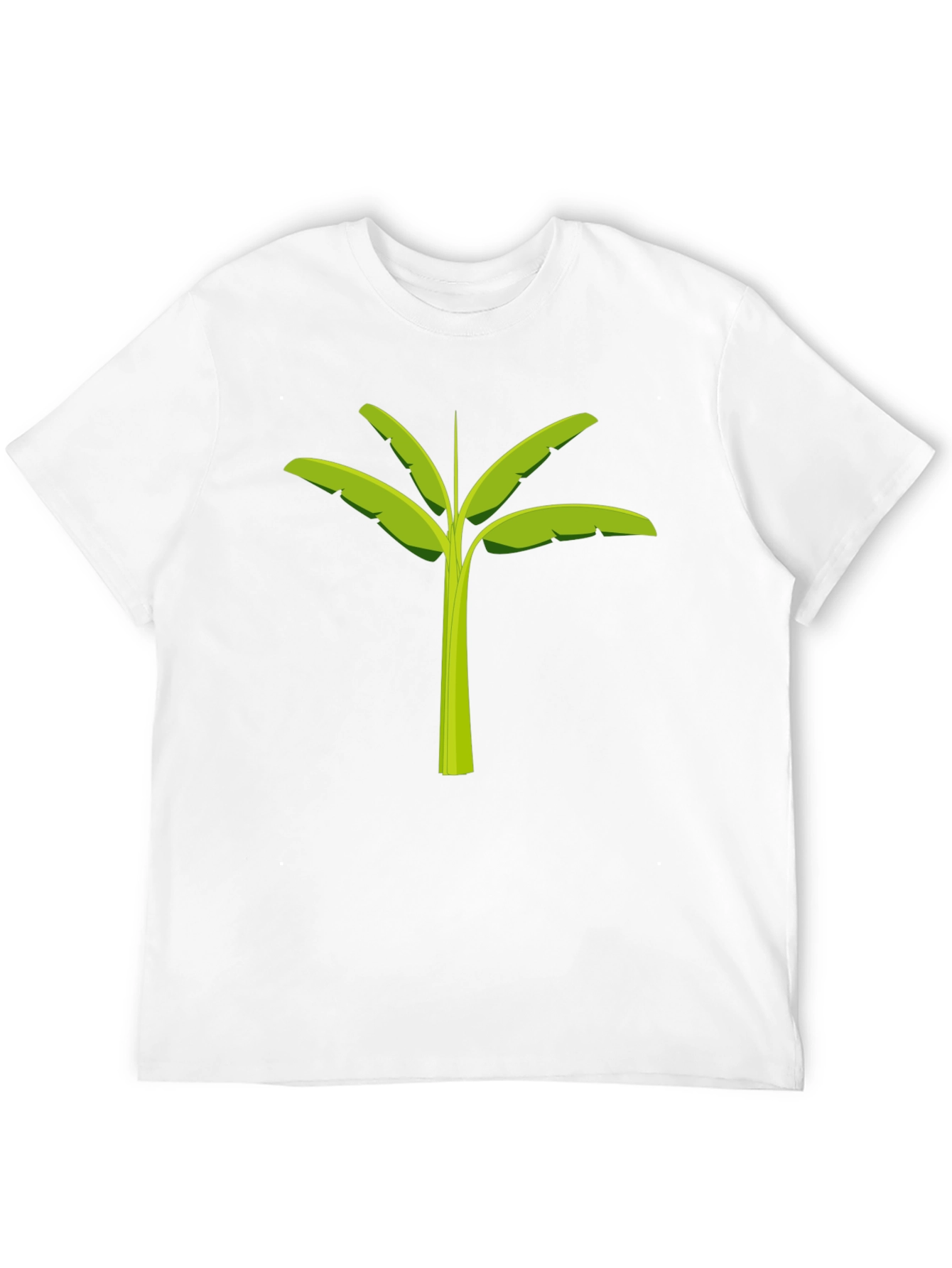 Banana Tree Graphic Black T-Shirt