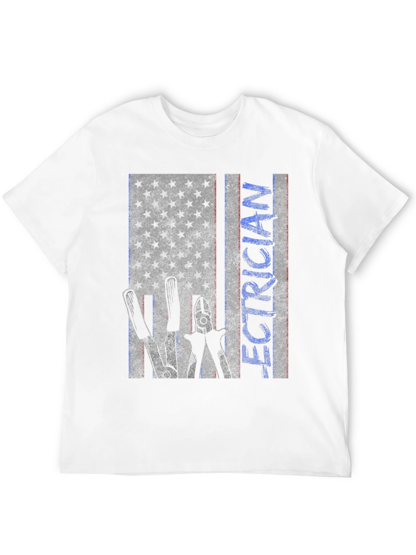 Electrician American Flag T-Shirt