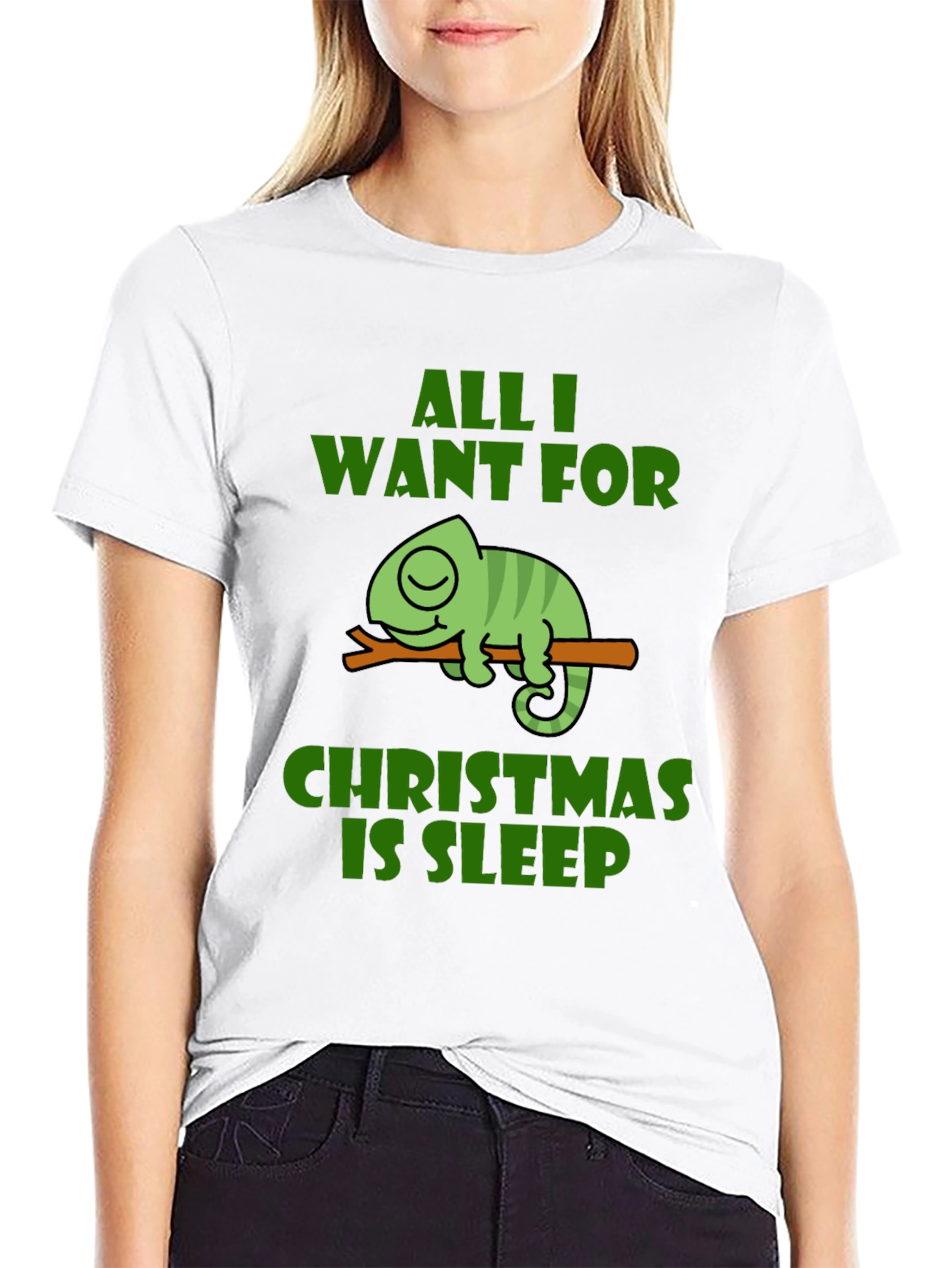 All I Want For Christmas Sleep T-Shirt
