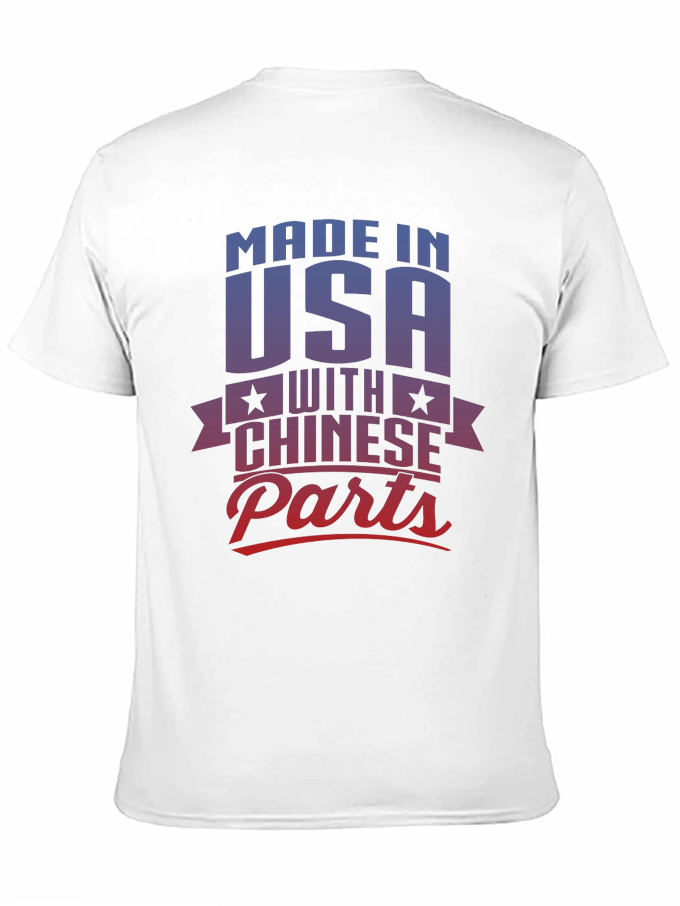 Made in USA with Chinese Parts Graphic T-Shirt