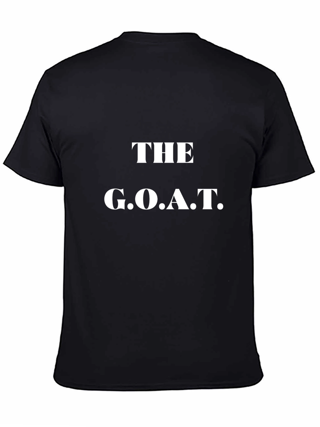 The G.O.A.T. Black Graphic T-Shirt