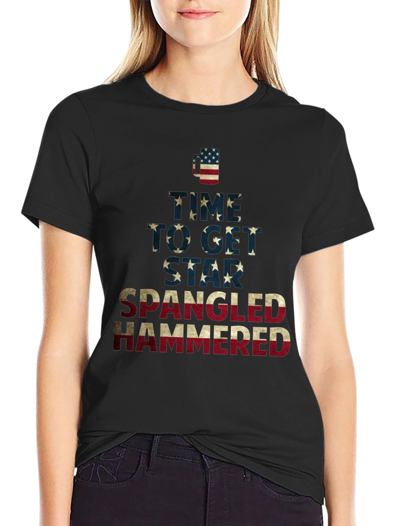 Star Spangled Hammered T-Shirt