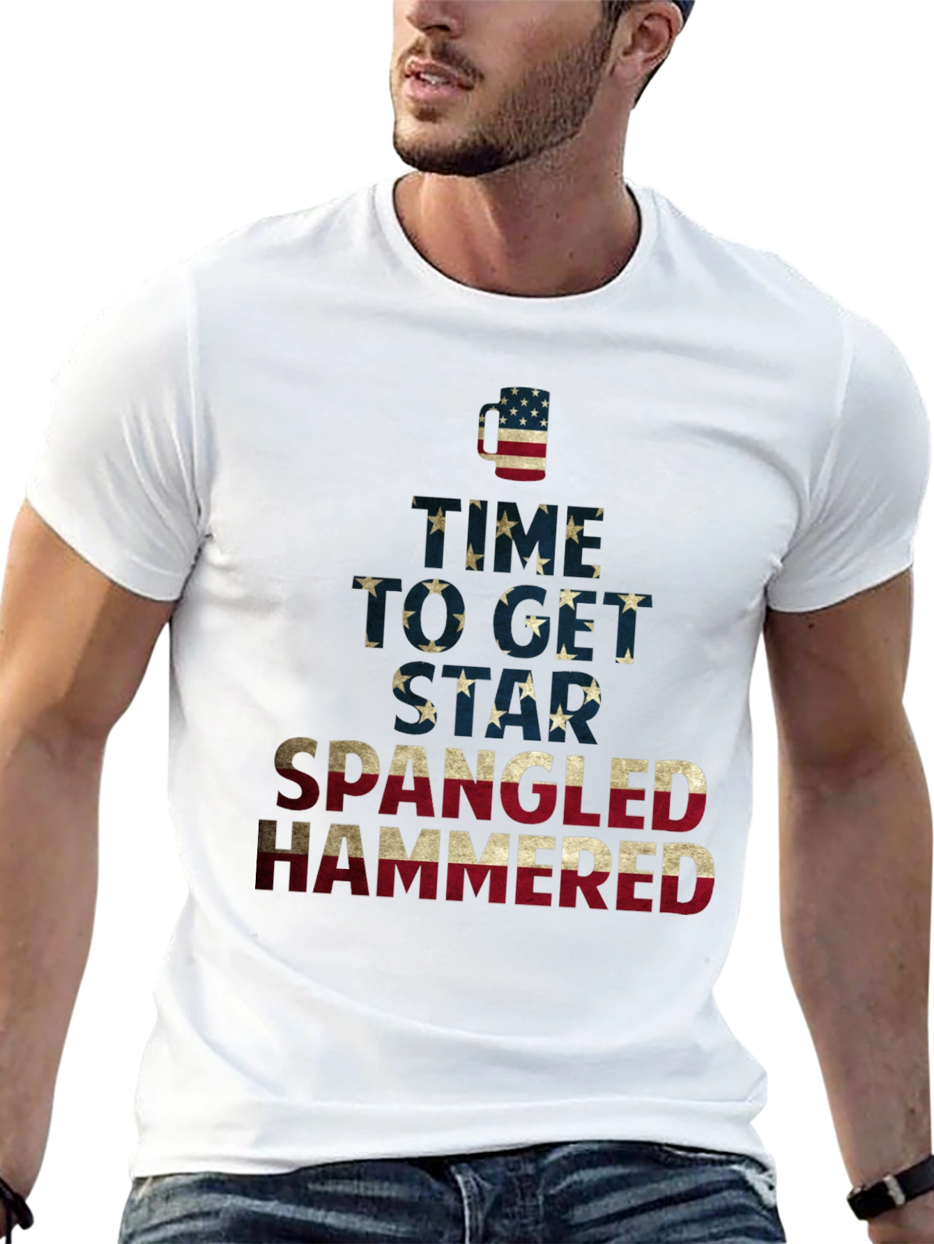 Star Spangled Hammered T-Shirt