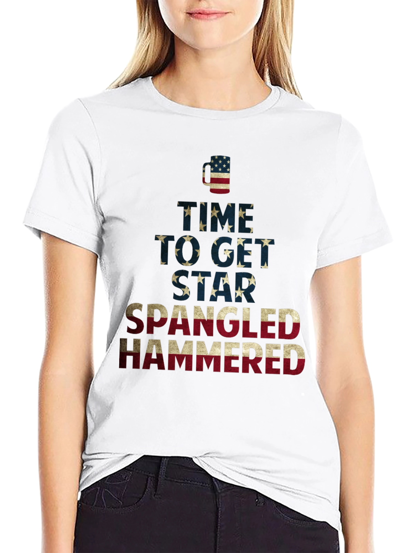 Star Spangled Hammered T-Shirt