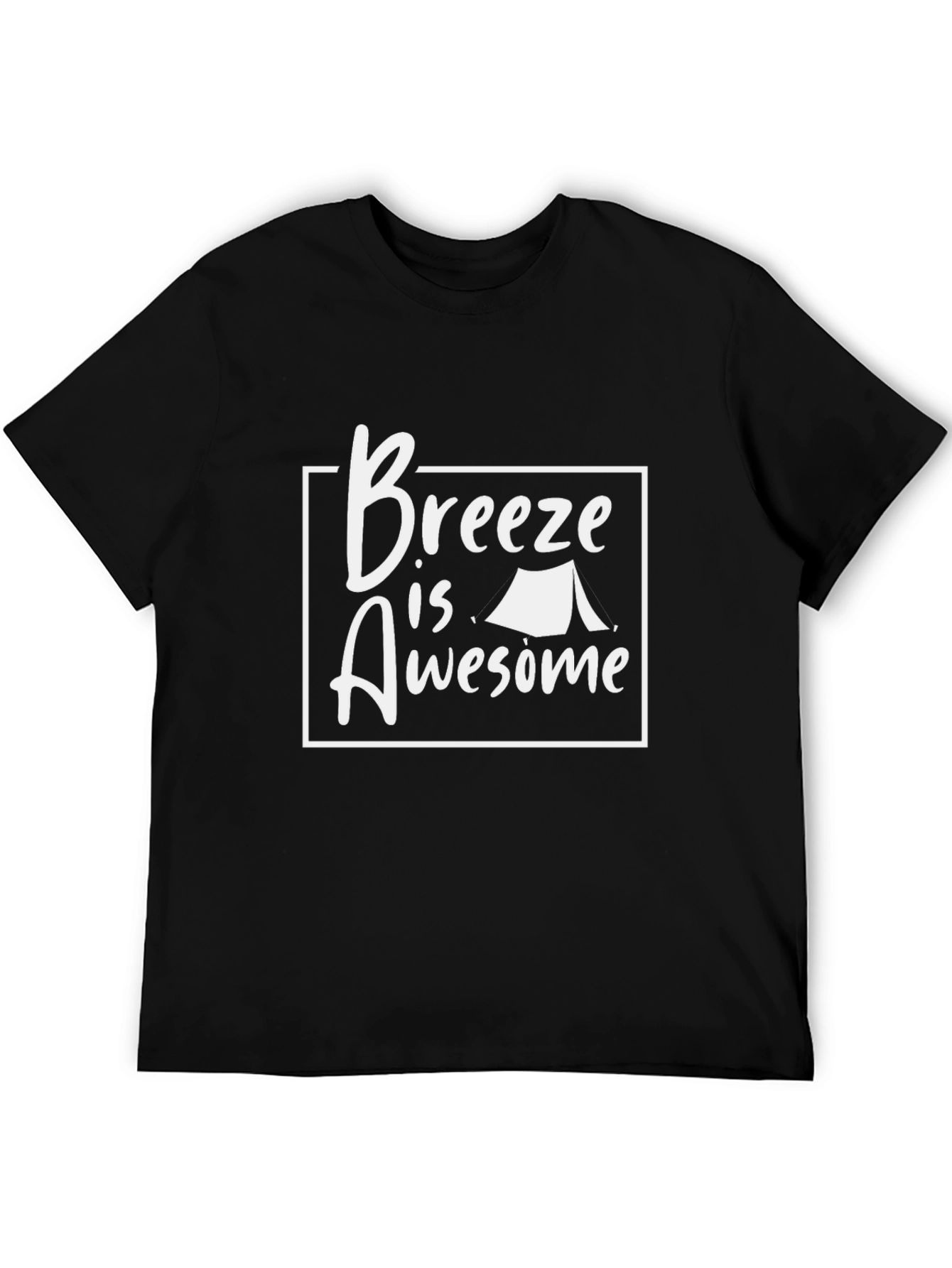 Breeze is Awesome Camping Tent Graphic Tee